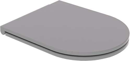 Крышка с сиденьем для подвесного унитаза с микролифтом GSG Ceramic Design Like LKCOPRSLTICR020, цемент