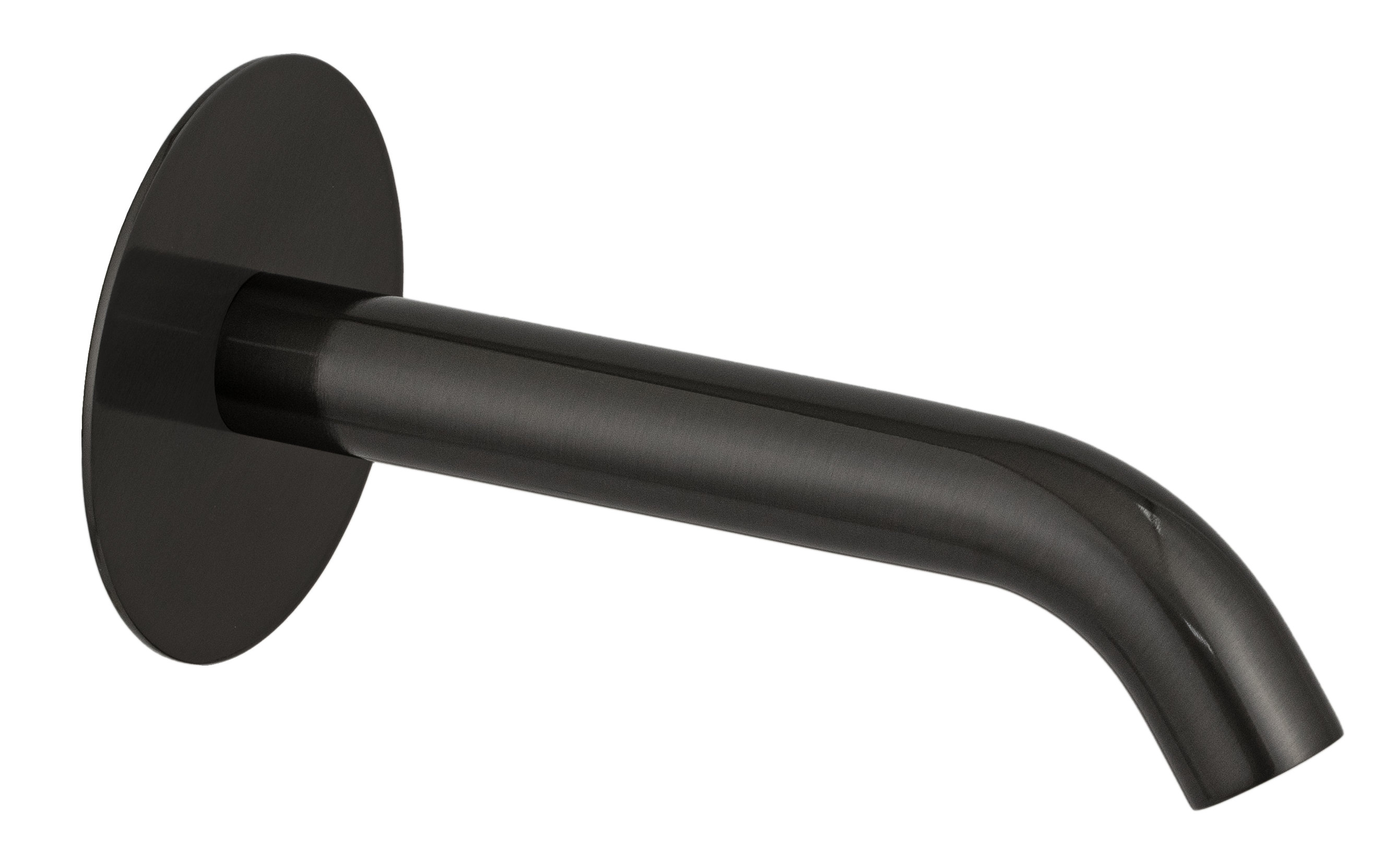 Излив настенный 16 см Remer X Style 91XF90CFP, черный брашированный хром