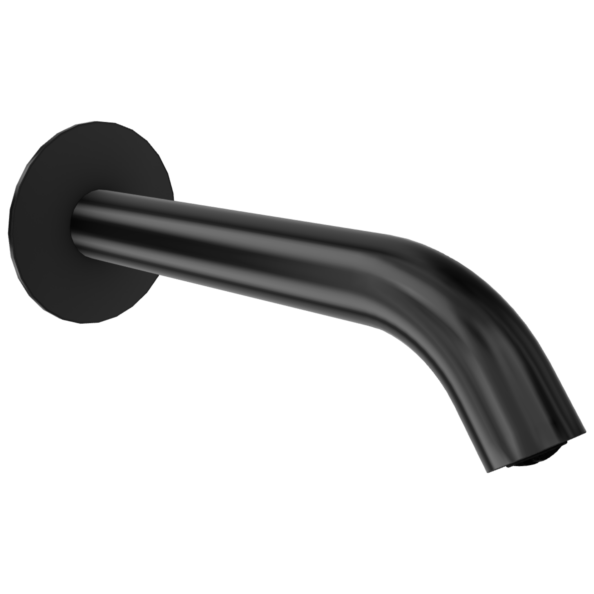 Излив настенный 16 см Remer X Style 91X70CFP, черный брашированный хром