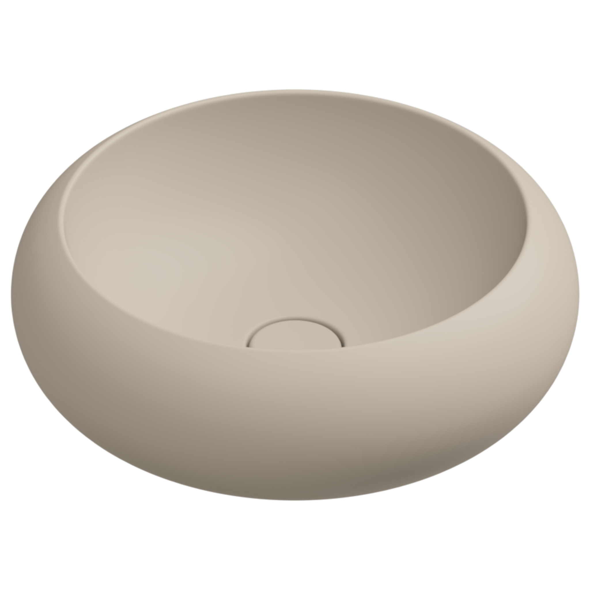 Раковина накладная 42 см GSG Ceramic Design Petra PELAV42034, Sabbia Matt