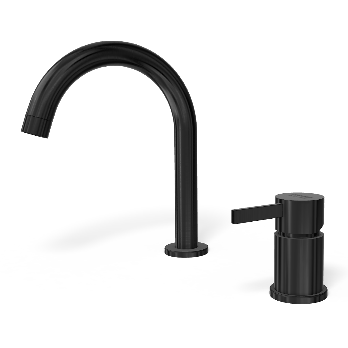 Смеситель для раковины Remer Metrica MC57GM, оружейная сталь PVD