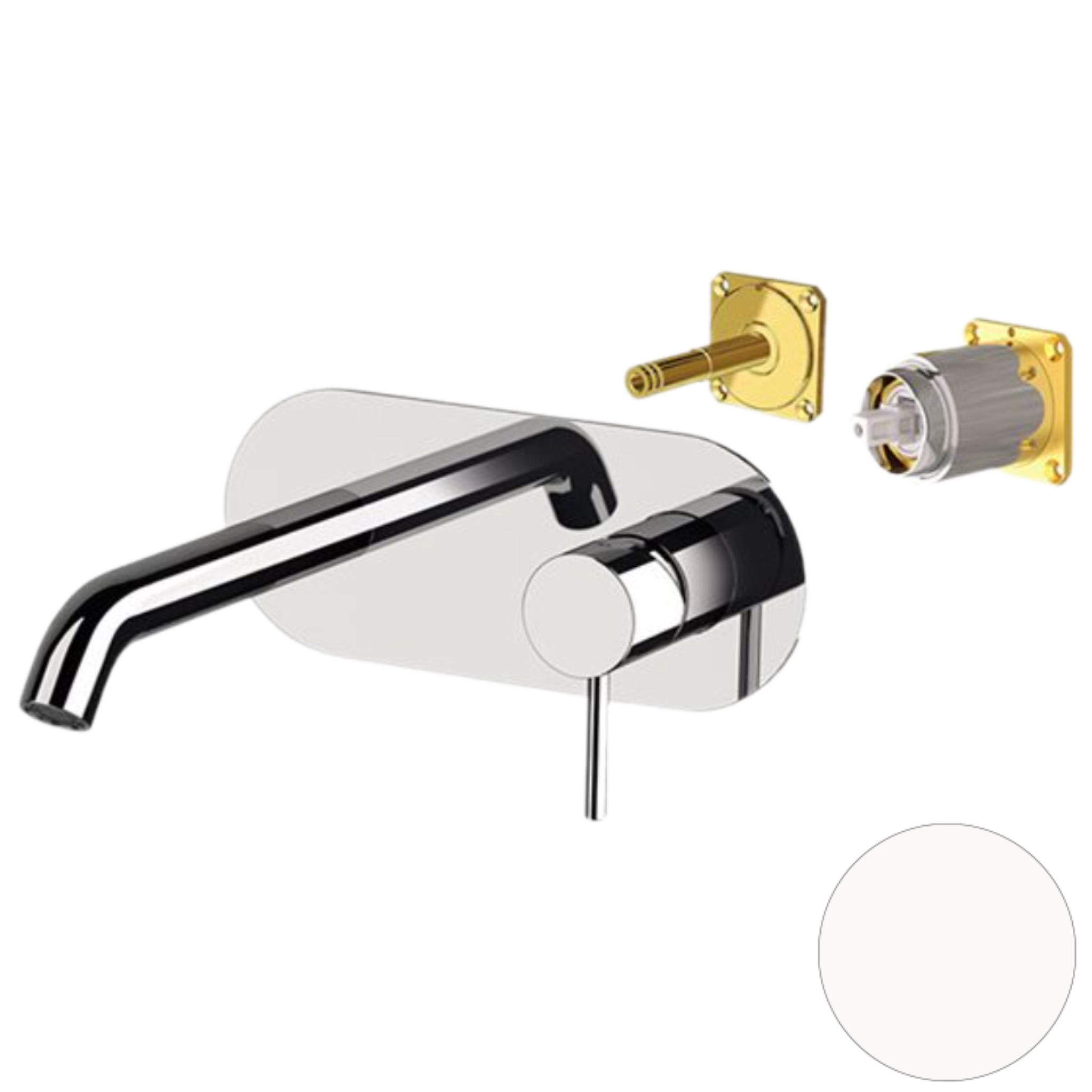 Смеситель для раковины Remer X Style X15KBBO, белый матовый