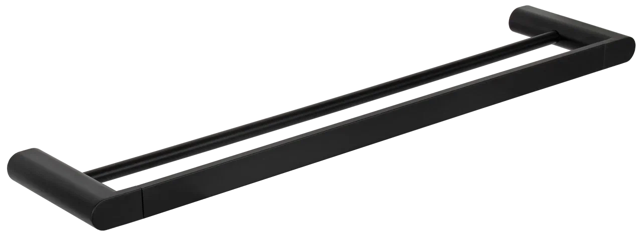 Полотенцедержатель двойной 60 см Remer Lounge LN33NO, черный матовый