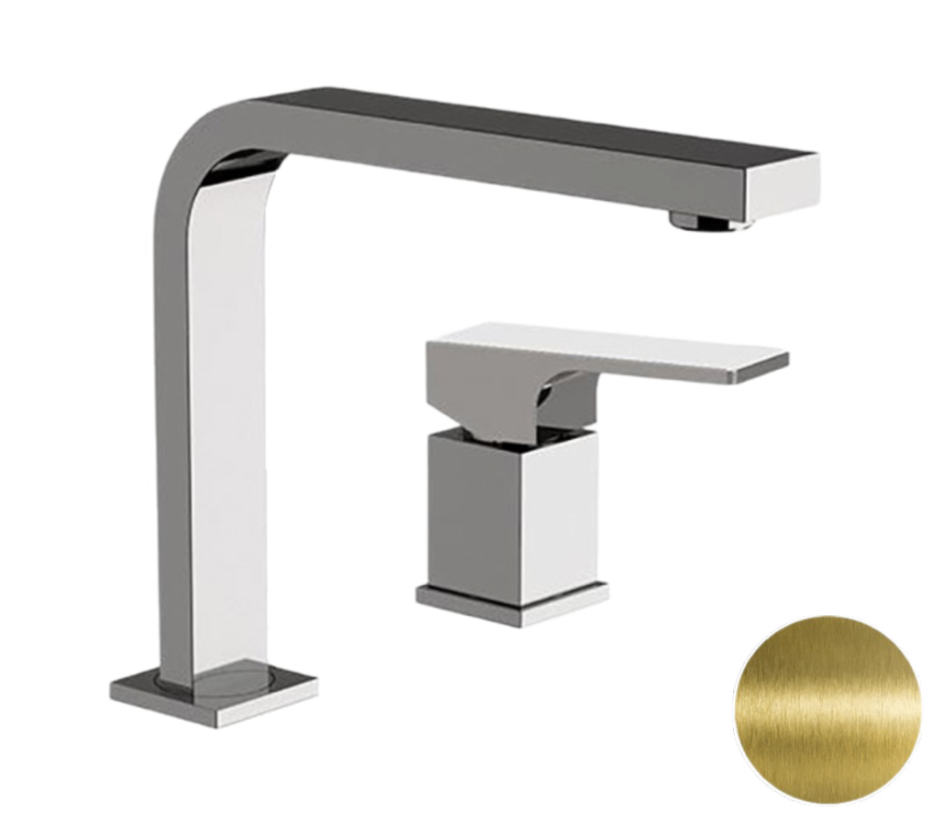 Смеситель для раковины Remer Absolute AU57VO, состаренная латунь