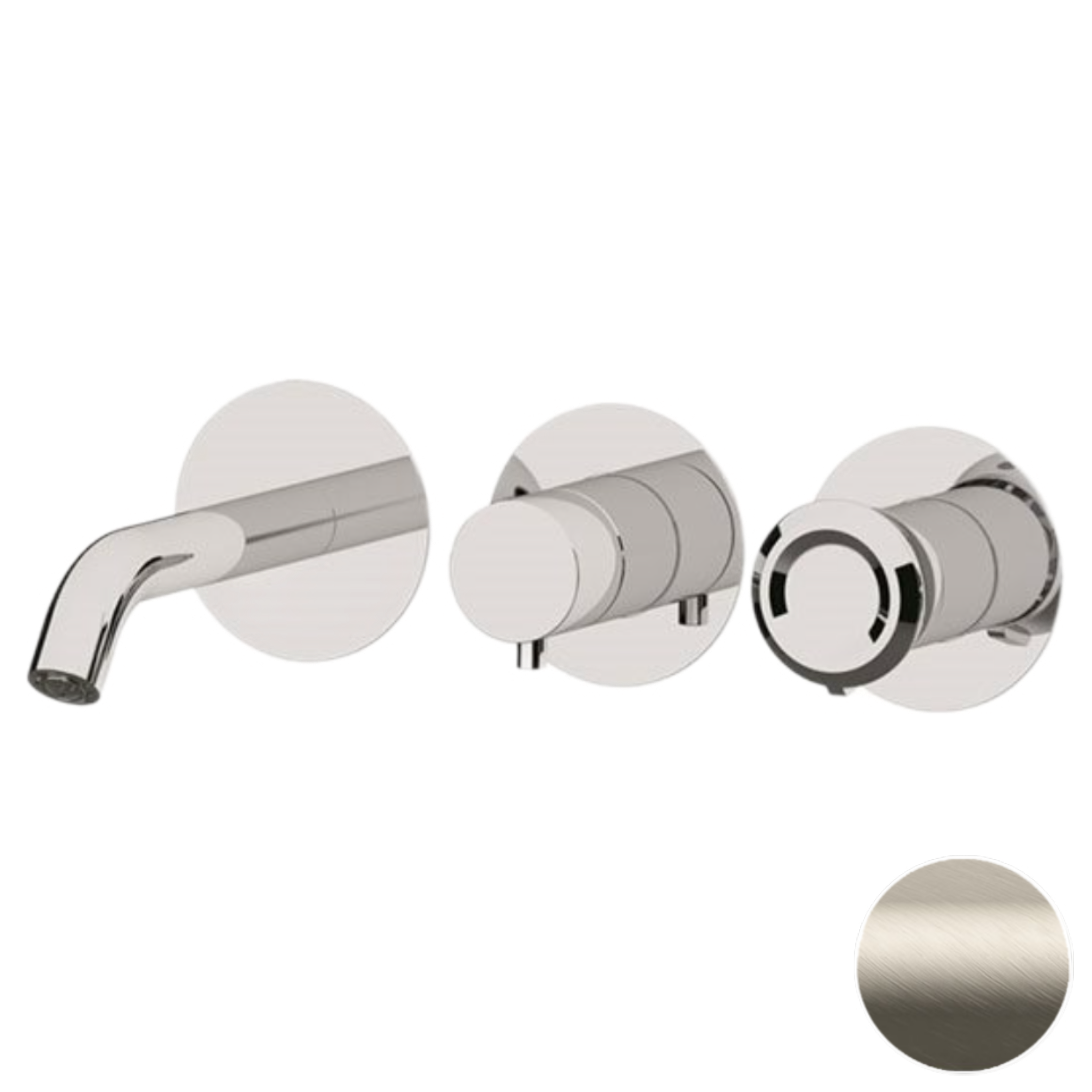 Смеситель для ванны Remer Element ET54D2PWBXV, сталь