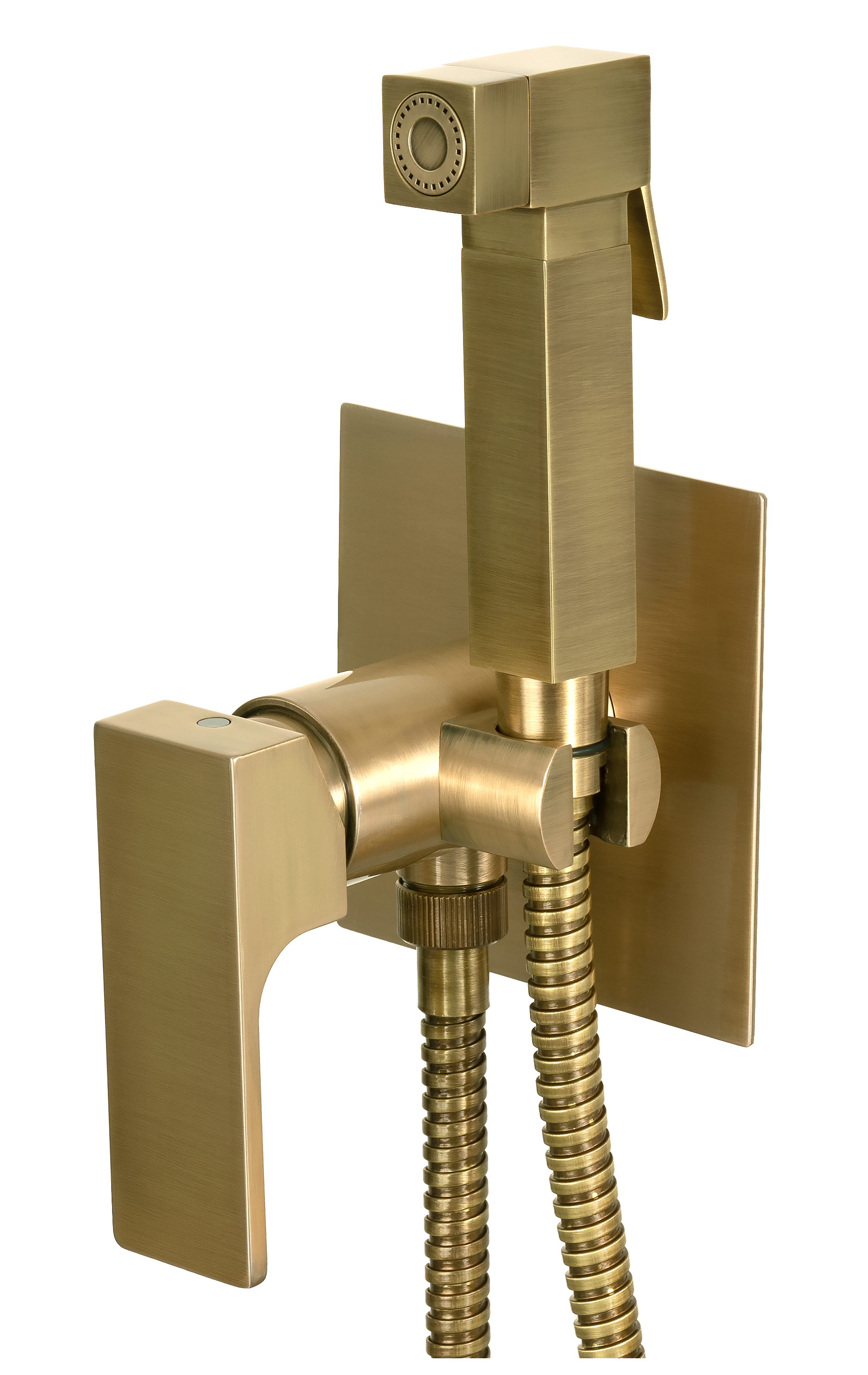 Гигиенический душ со смесителем Remer Absolute AU65VO, латунь состаренная