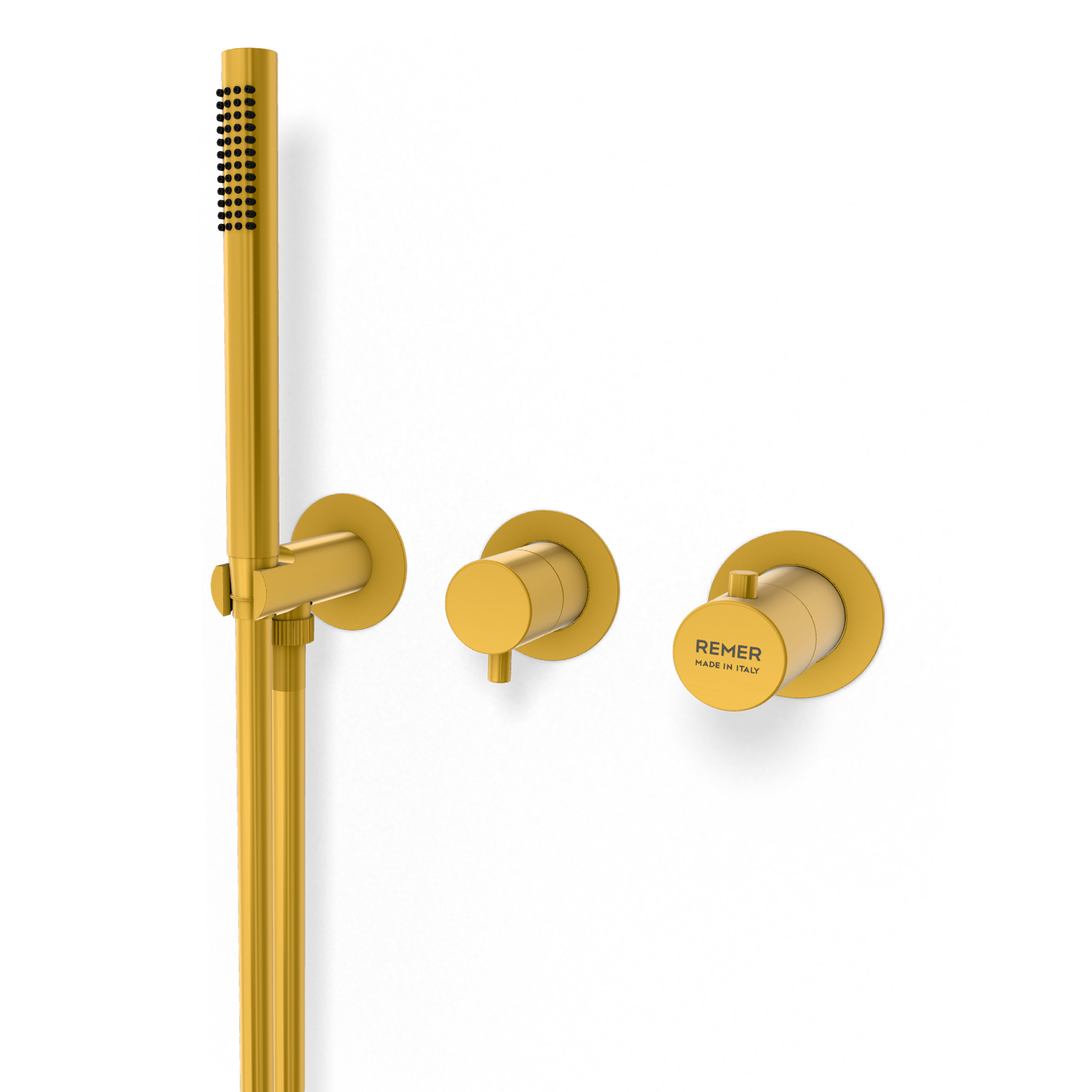Смеситель для душа Remer X Style XT97D3PWBBG, золото брашированное