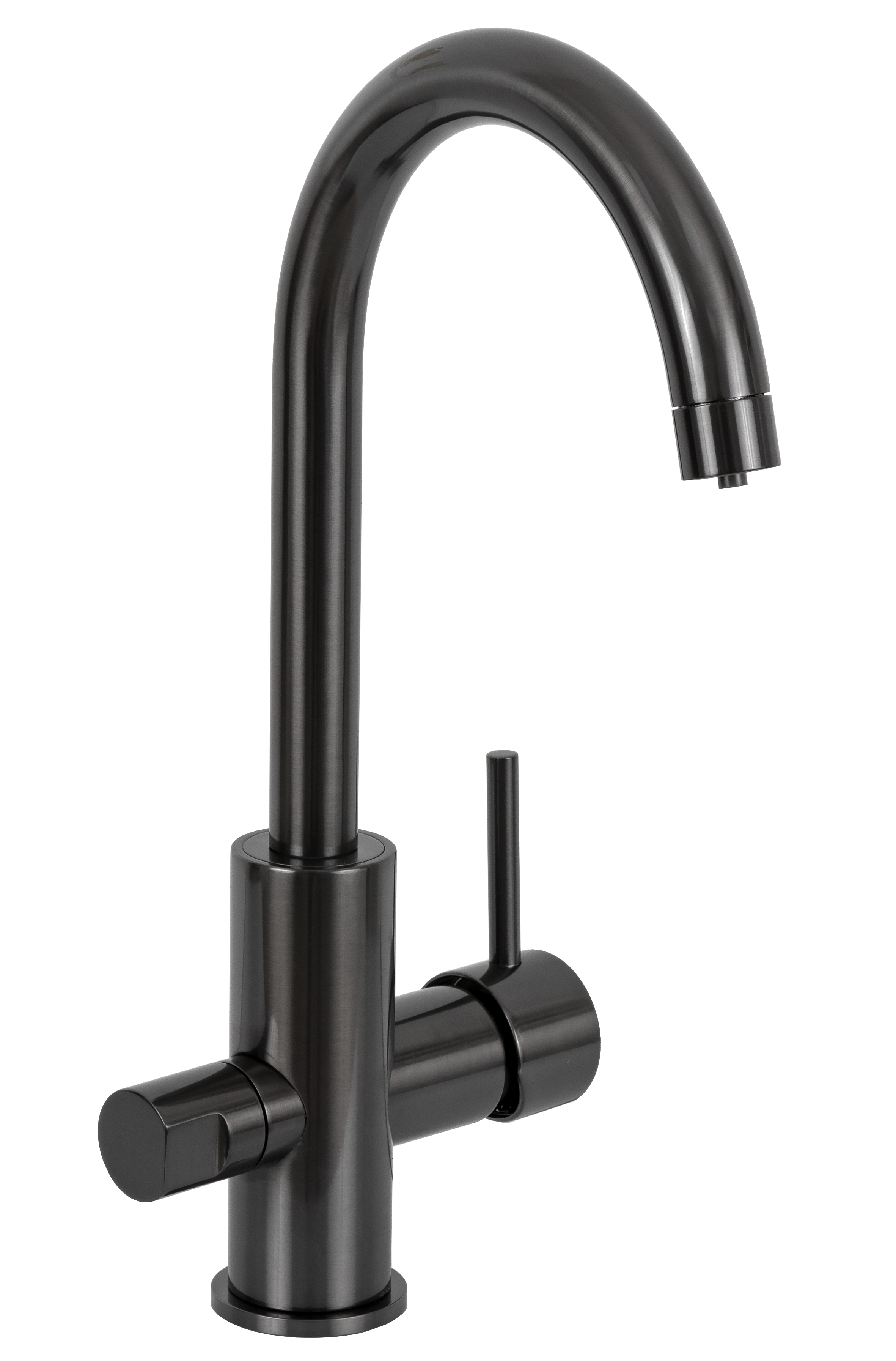 Cмеситель для кухни Remer X Style N792DWCFP, черный брашированный хром