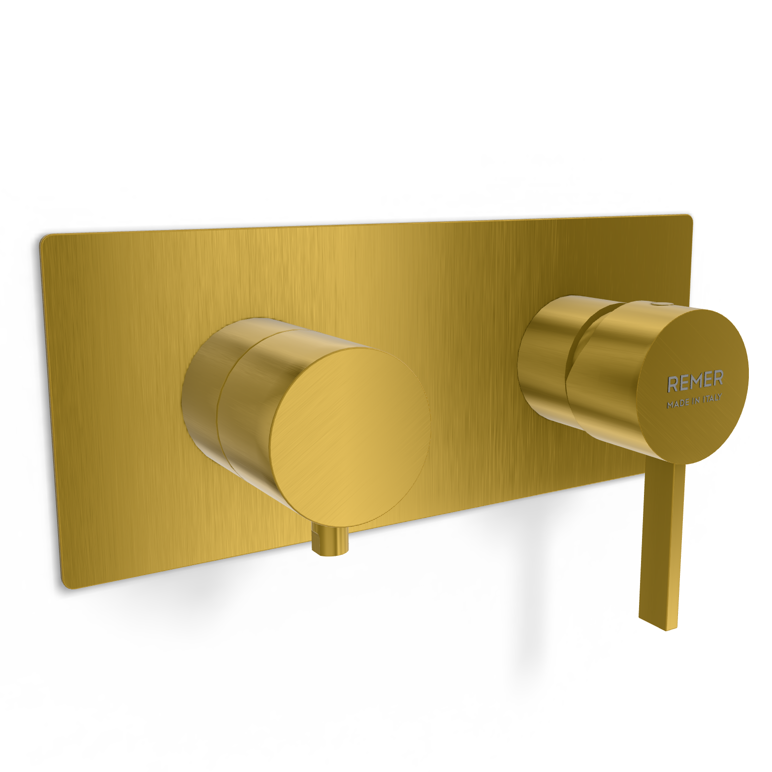 Смеситель для душа Remer Metrica MC92ZWBBG, золото брашированное