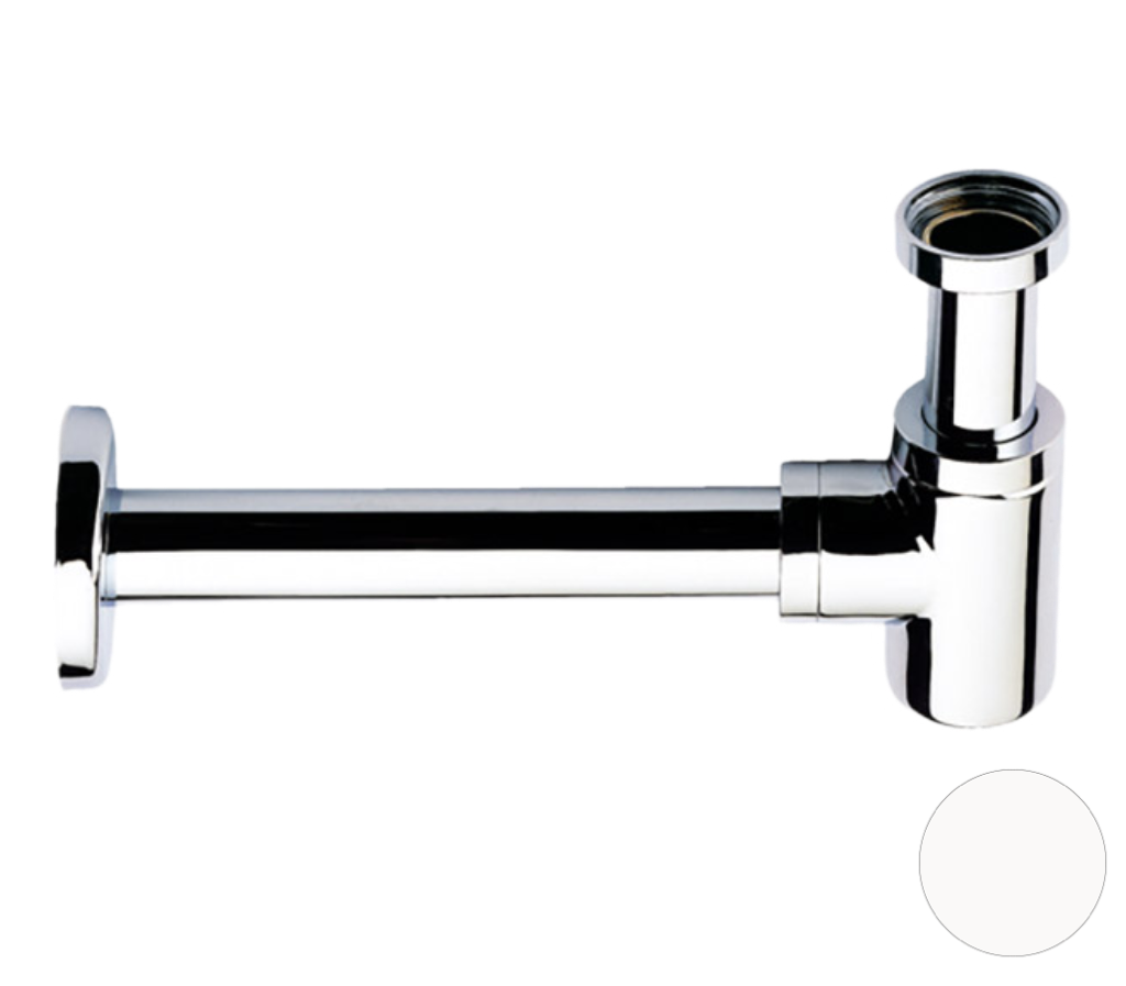 Сифон 1”1/4 Remer 958BBO, белый матовый