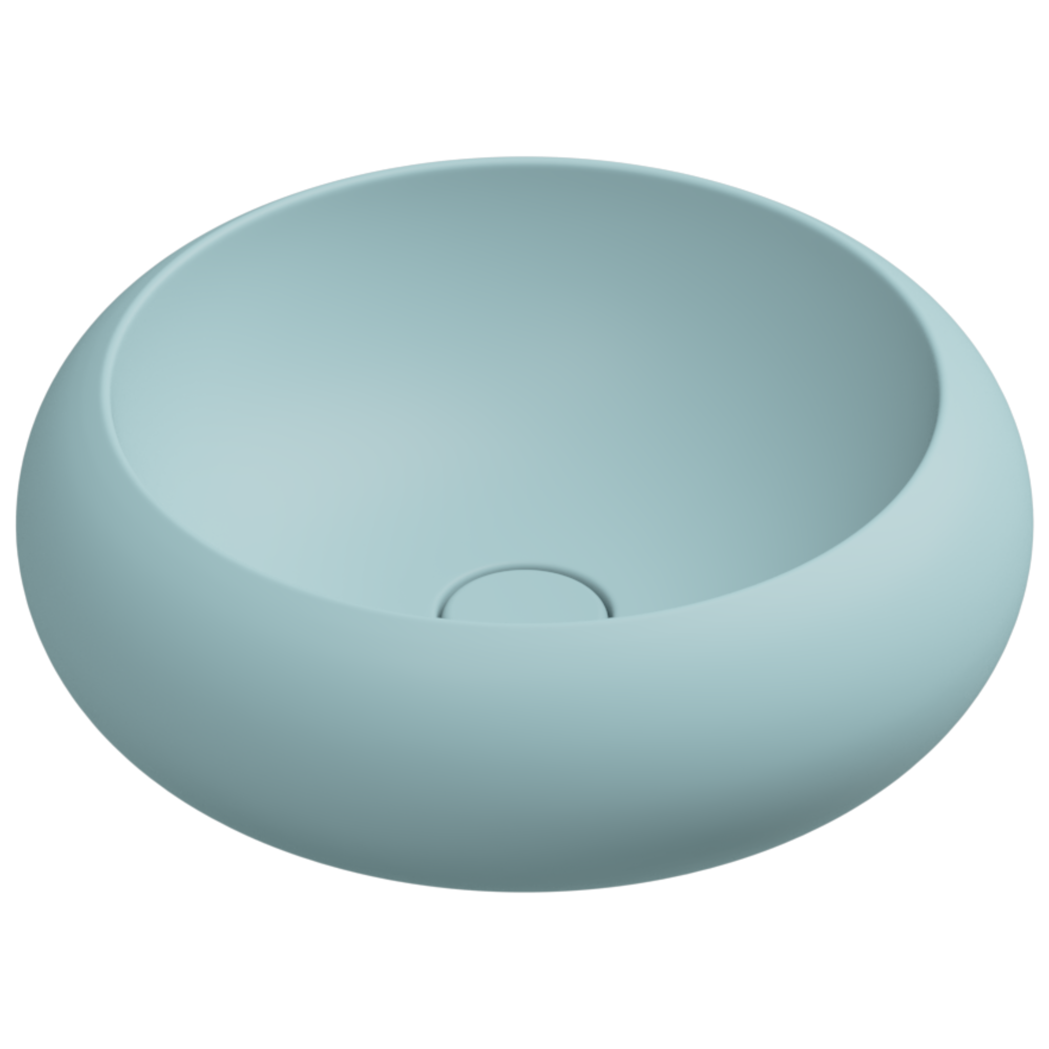 Раковина накладная 42 см GSG Ceramic Design Petra PELAV42037, Ice Matt