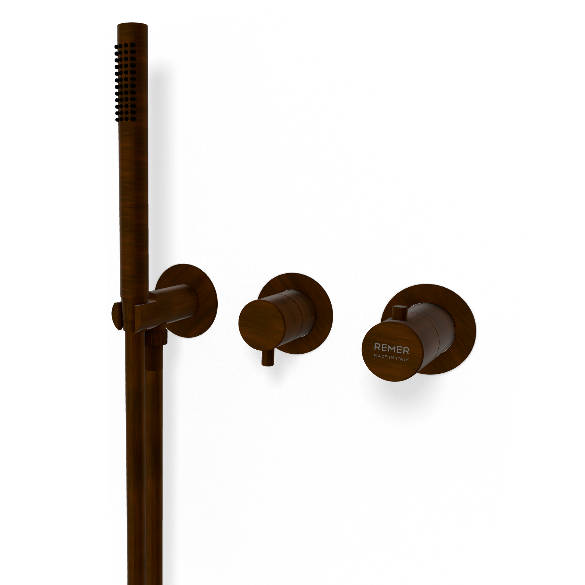 Смеситель для душа Remer X Style XT97D3PWBBR, бронза масляная