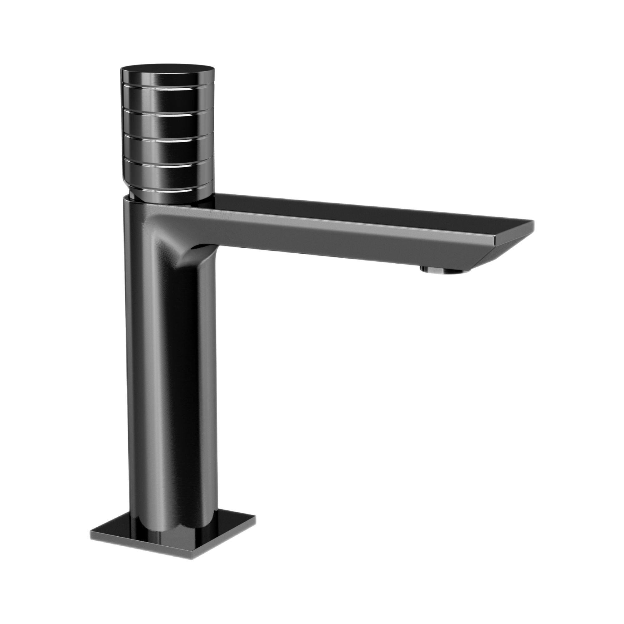 Смеситель для раковины Remer Edge EG610CFP, черный брашированный хром