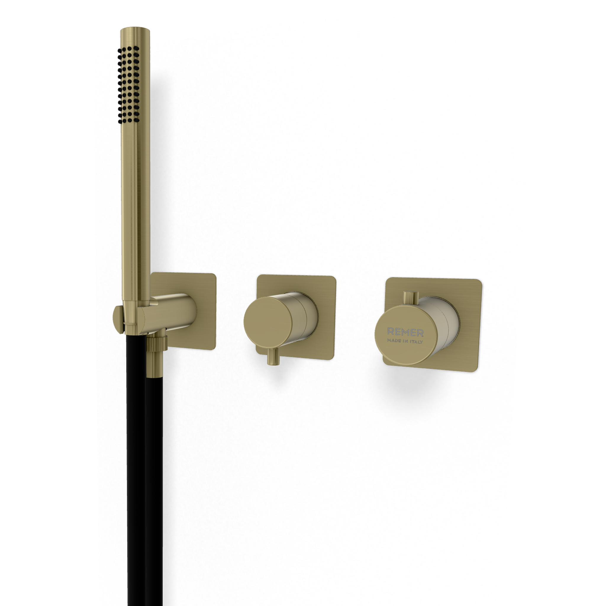 Смеситель для душа Remer X Style XT97D3QPWBCH, шампань брашированная PVD