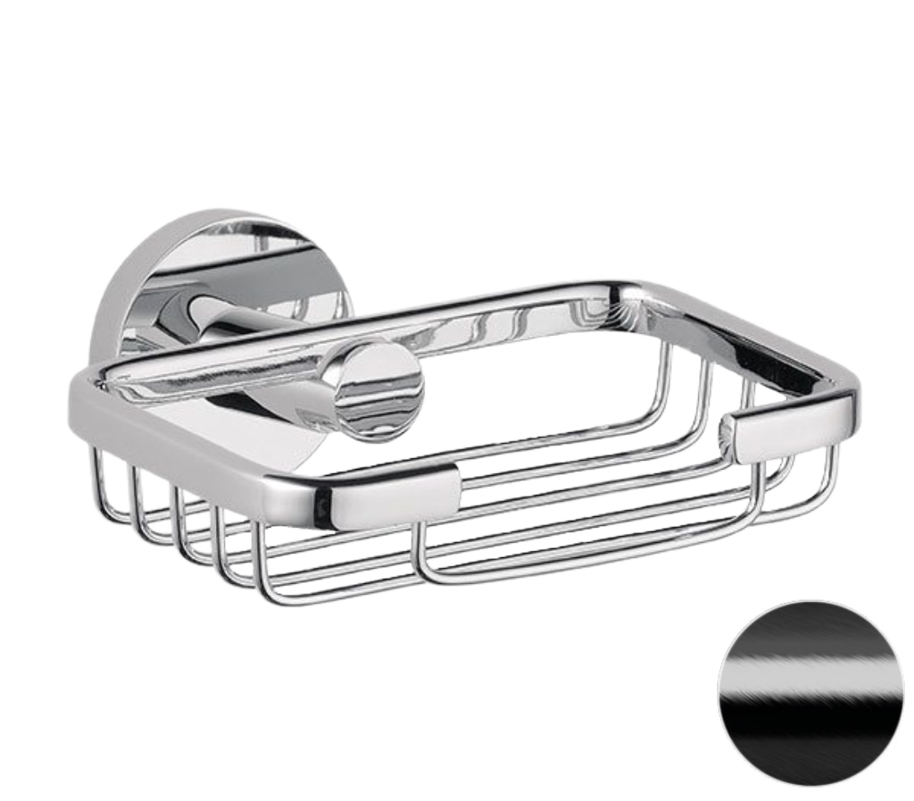 Мыльница Remer Guest GS11CFP, черный брашированный хром