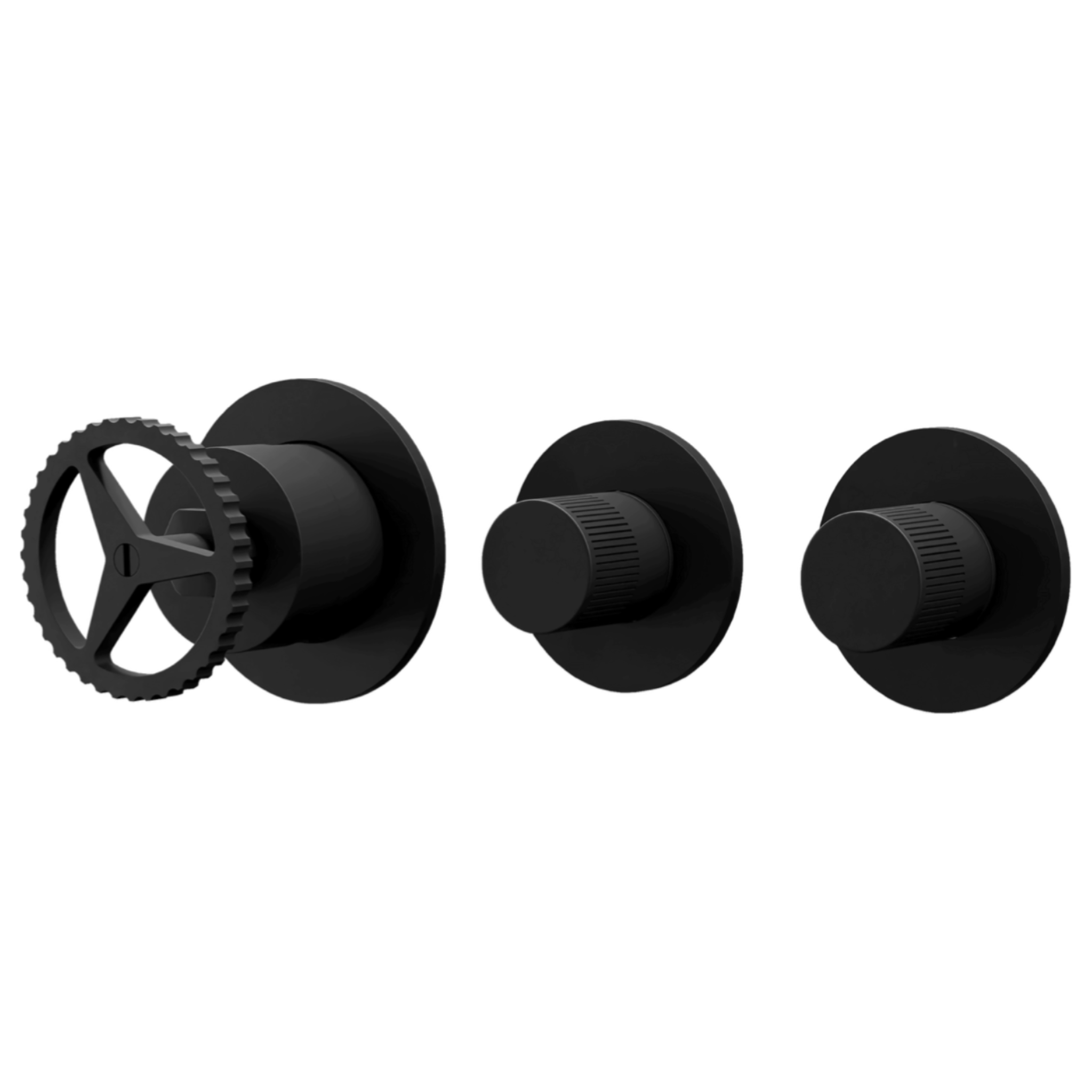 Смеситель для душа Remer Chrono CH98D2PWBNO, черный матовый