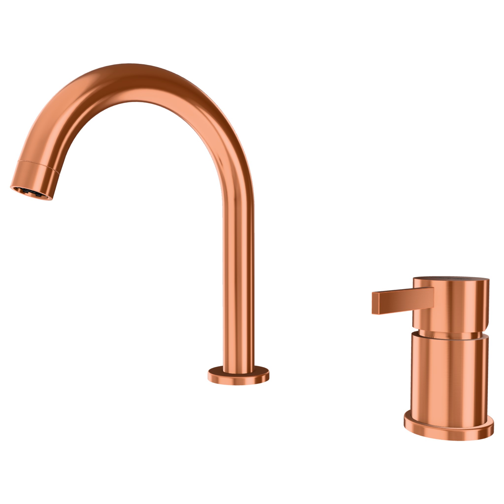 Смеситель для раковины Remer Metrica MC57RP, медь брашированная