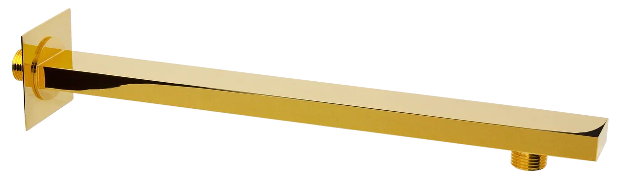 Кронштейн для верхнего душа 40 см Remer 348Q40DO, золото глянцевое