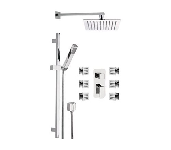 Комплект: Душевая система Remer Absolute AU93S01UFS20