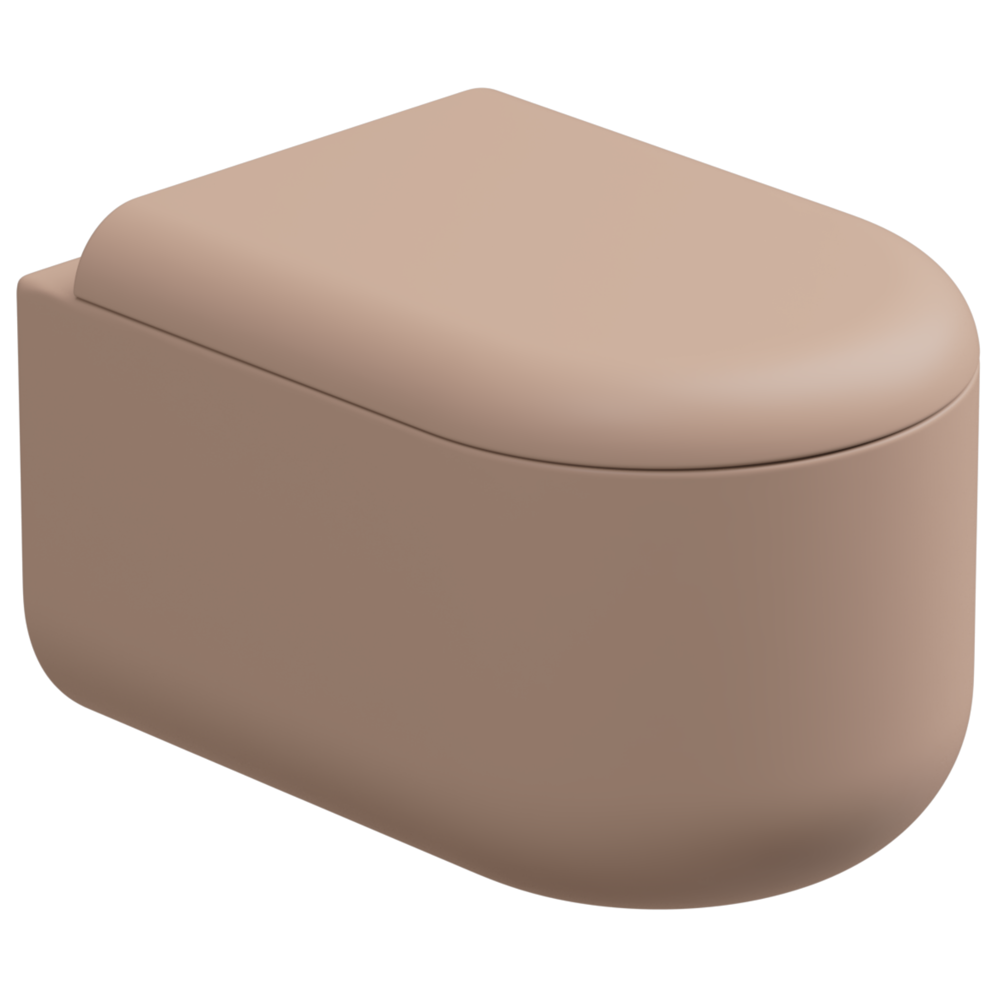 Чаша подвесного унитаза Eco Clean (торнадо) GSG Ceramic Design Petra PEWCSOEC032, Cipria Matt