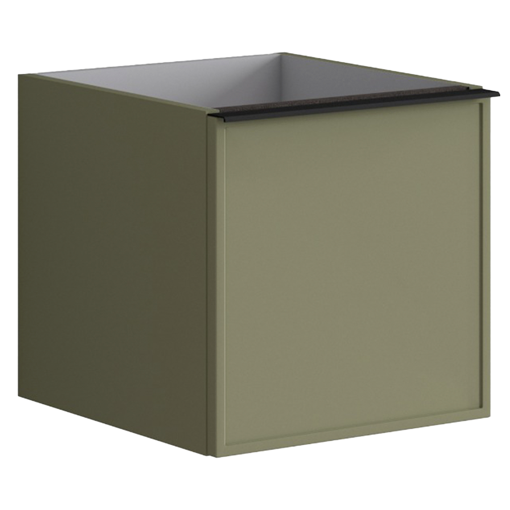 Шкаф подвесной с 2 ящиками 40 см Onsen Pixel 68-CS-042-F1-M57,зелёный