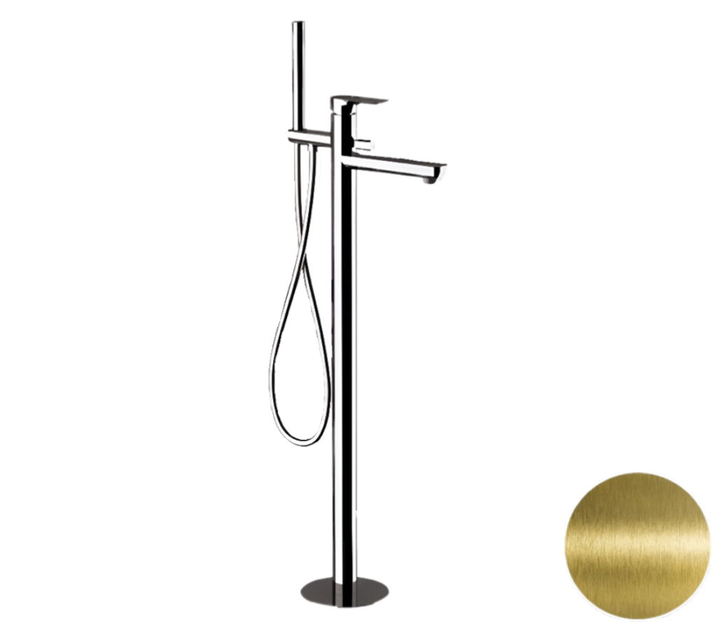 Смеситель для ванны Remer Infinity I08VO, состаренная латунь