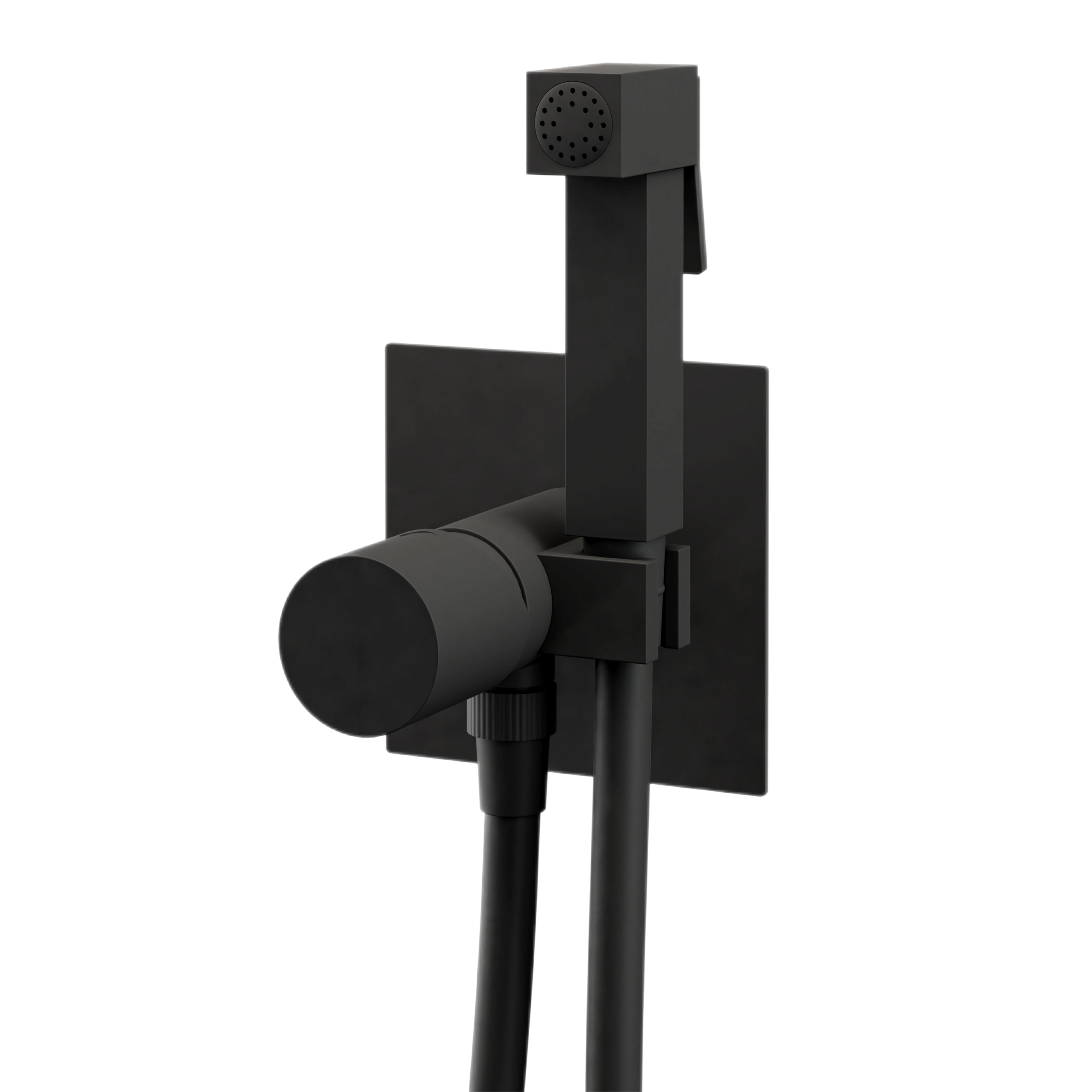 Гигиенический душ со смесителем Remer Edge EG565NO, черный матовый