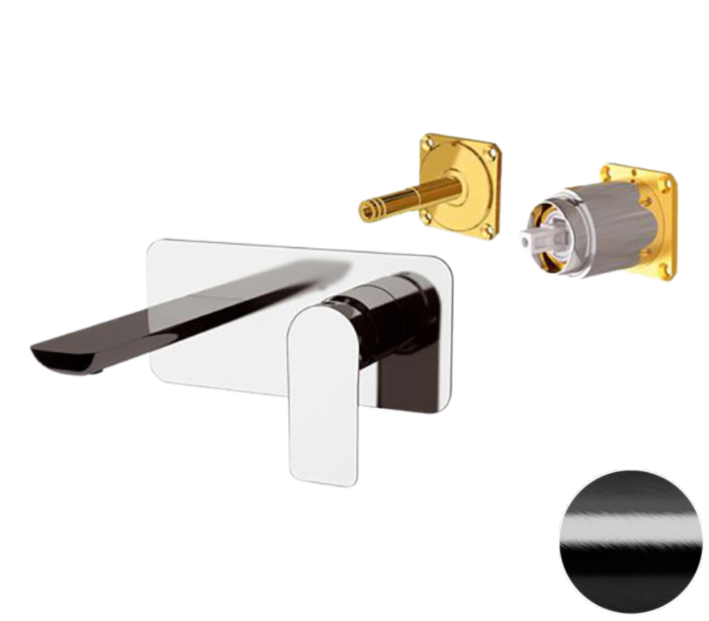 Смеситель для раковины Remer Infinity I15LKBCFP, черный брашированный хром