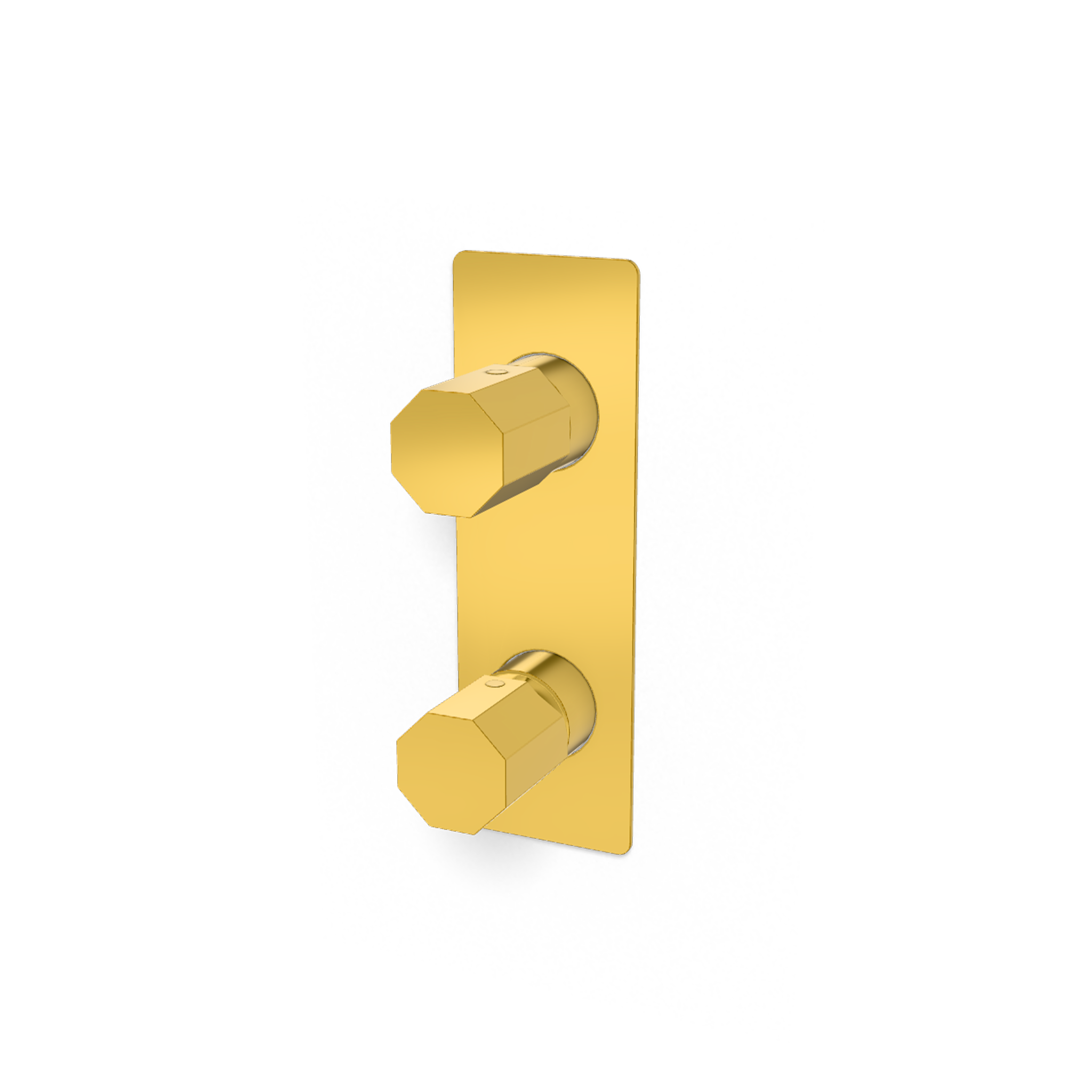 Смеситель для душа Remer Ottagono ON93WBDO, золото глянцевое