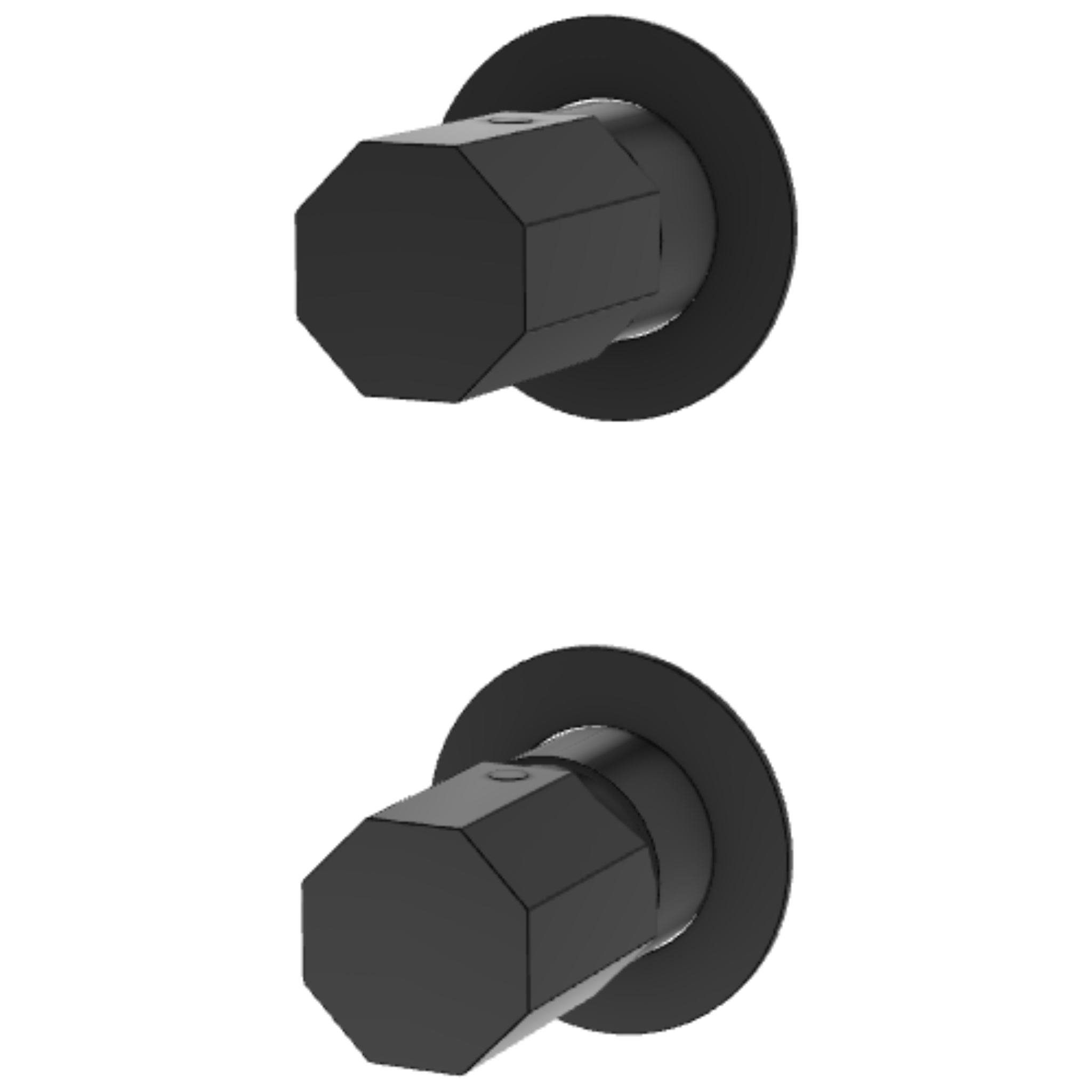 Смеситель для душа Remer Ottagono ON92PWBCFP, черный брашированный хром