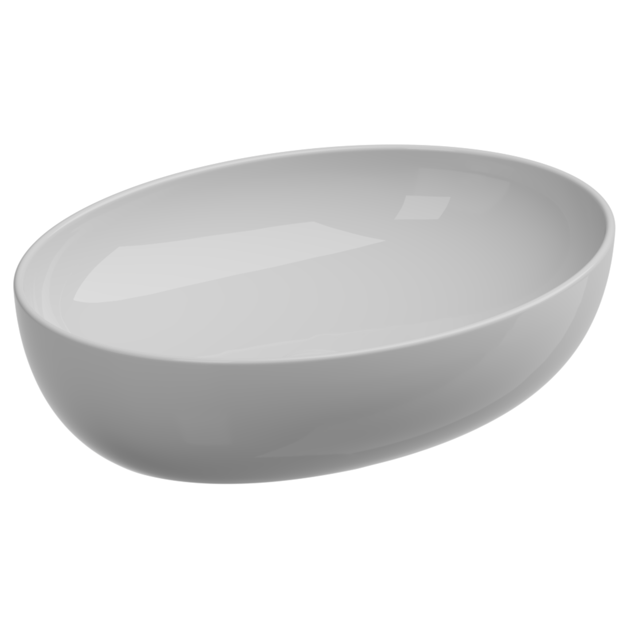 Раковина накладная 55x42 см GSG Ceramic Design Easy EALAVOV55000, белый глянцевый