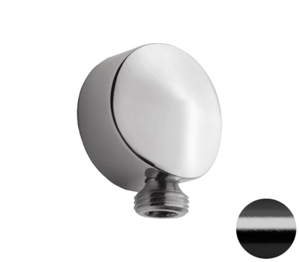 Шланговое подключение для душа Remer 309LCFP, черный брашированный хром