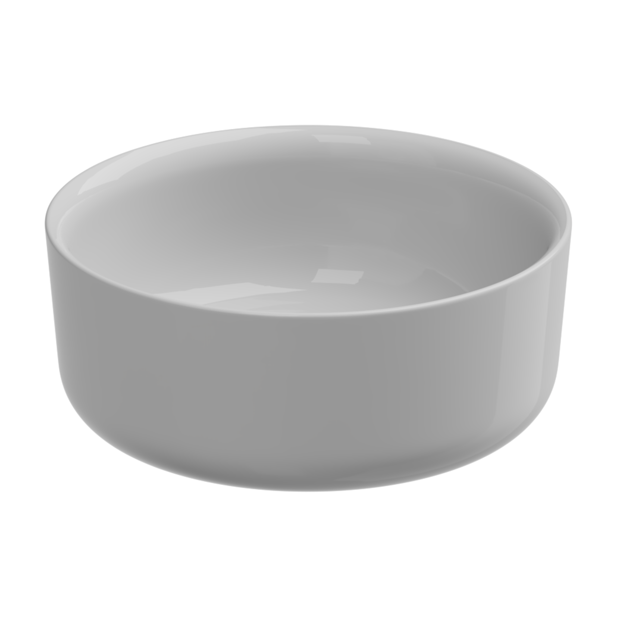 Раковина накладная 42 см GSG Ceramic Design Hit! HILAVRO42000, белый глянцевый