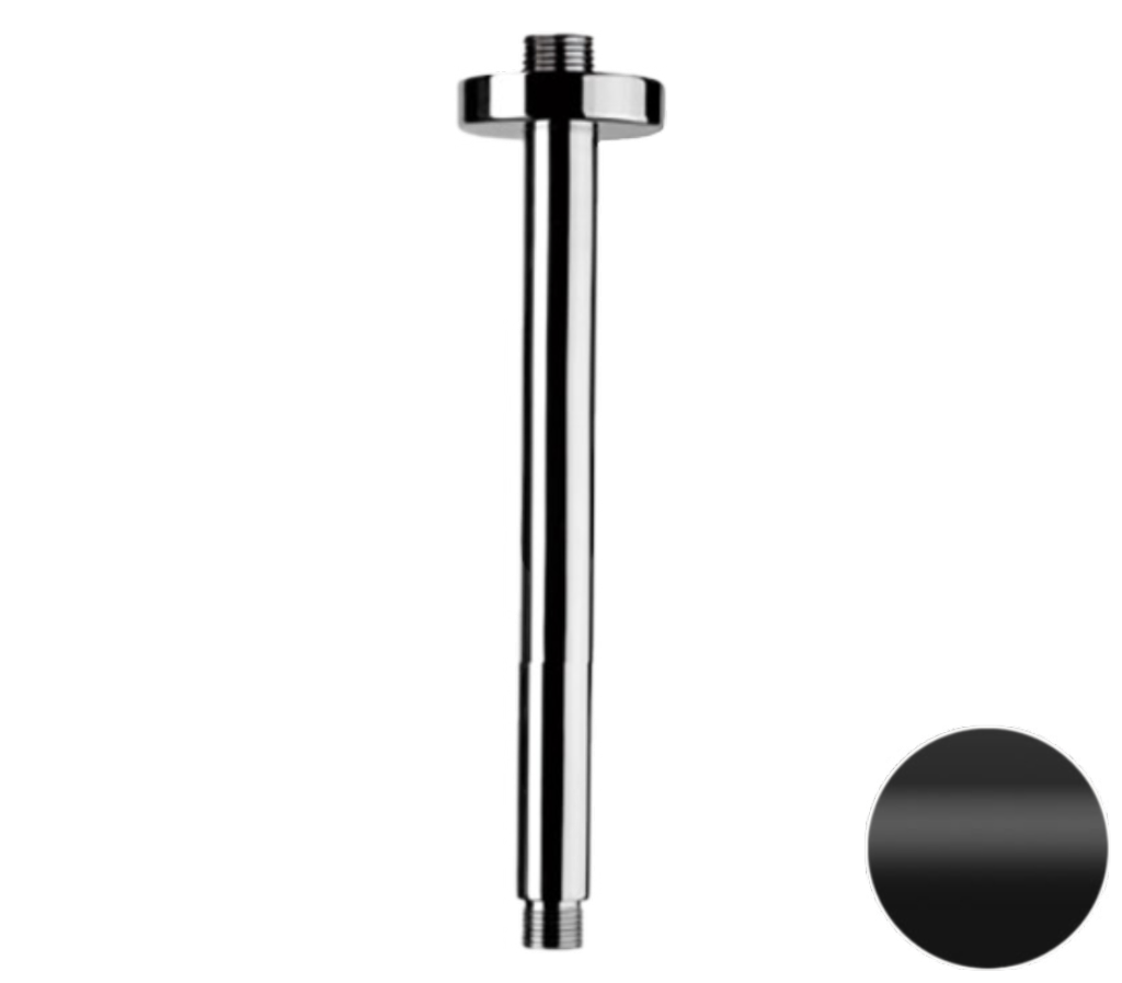 Кронштейн потолочный для верхнего душа 10 см Remer 347N10NO, черный матовый