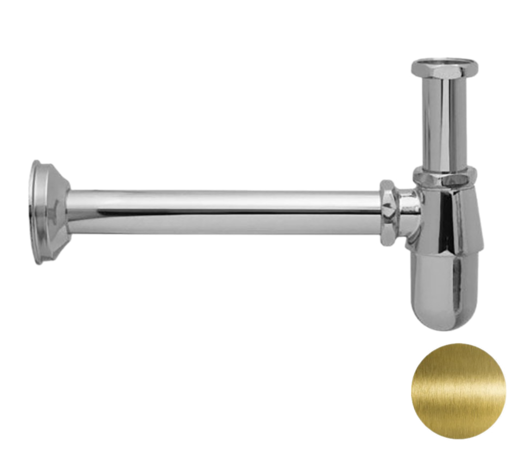 Сифон 1”1/4 Remer 970VO, состаренная латунь