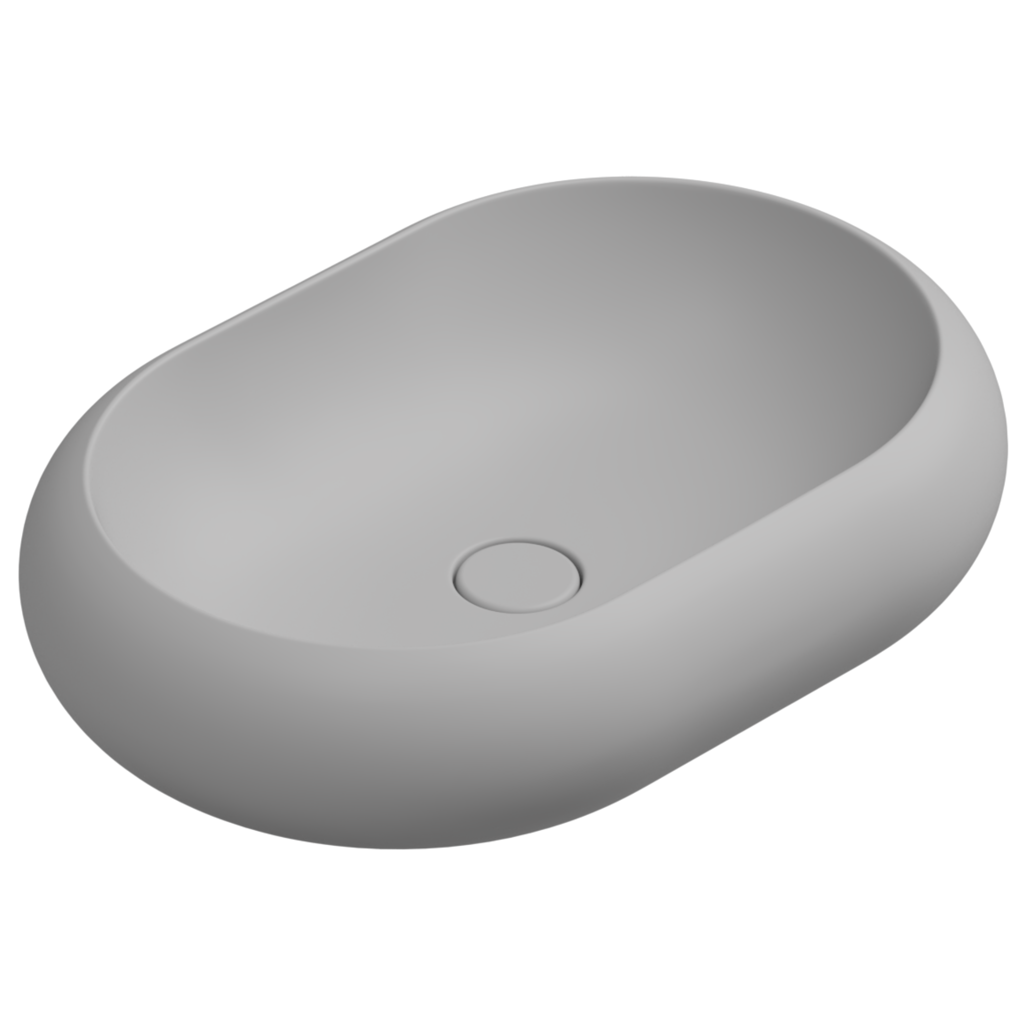 Раковина накладная 60x42 см GSG Ceramic Design Petra PELAV60033, Perla Matt