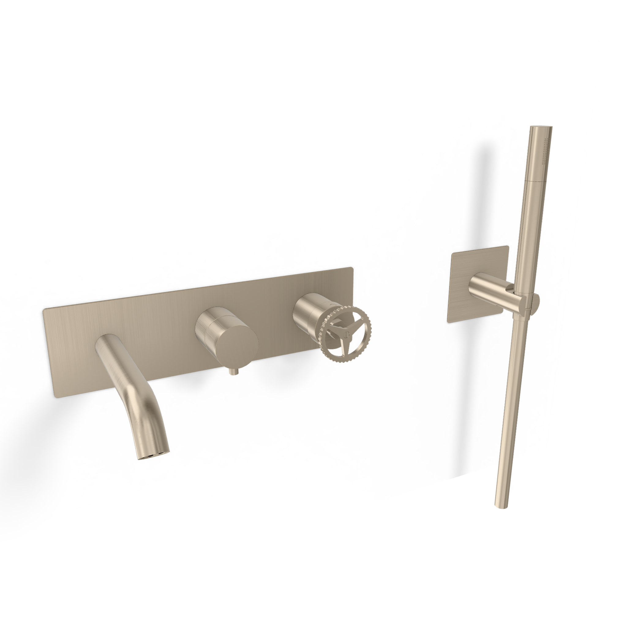 Смеситель для ванны Remer Chrono CH53D2WBXV, сталь