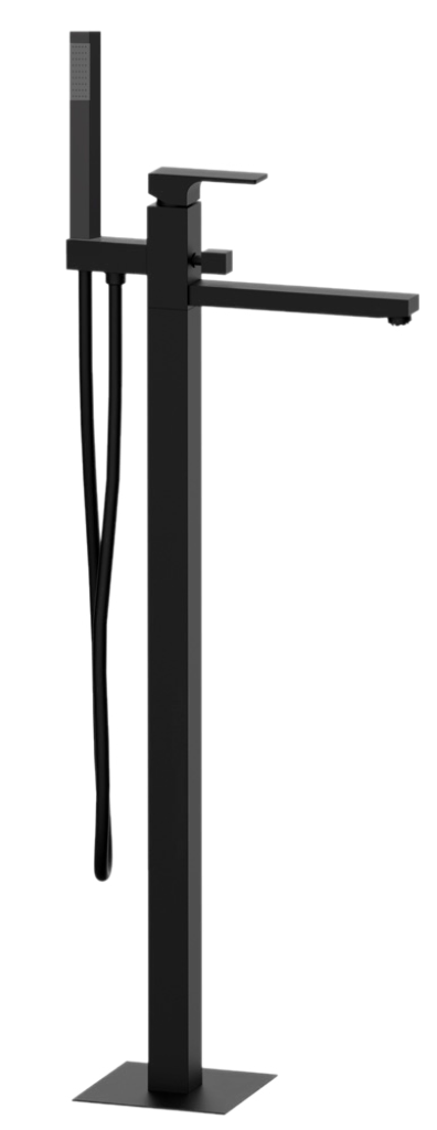 Смеситель для ванны Remer Absolute AU08NO, чёрный матовый