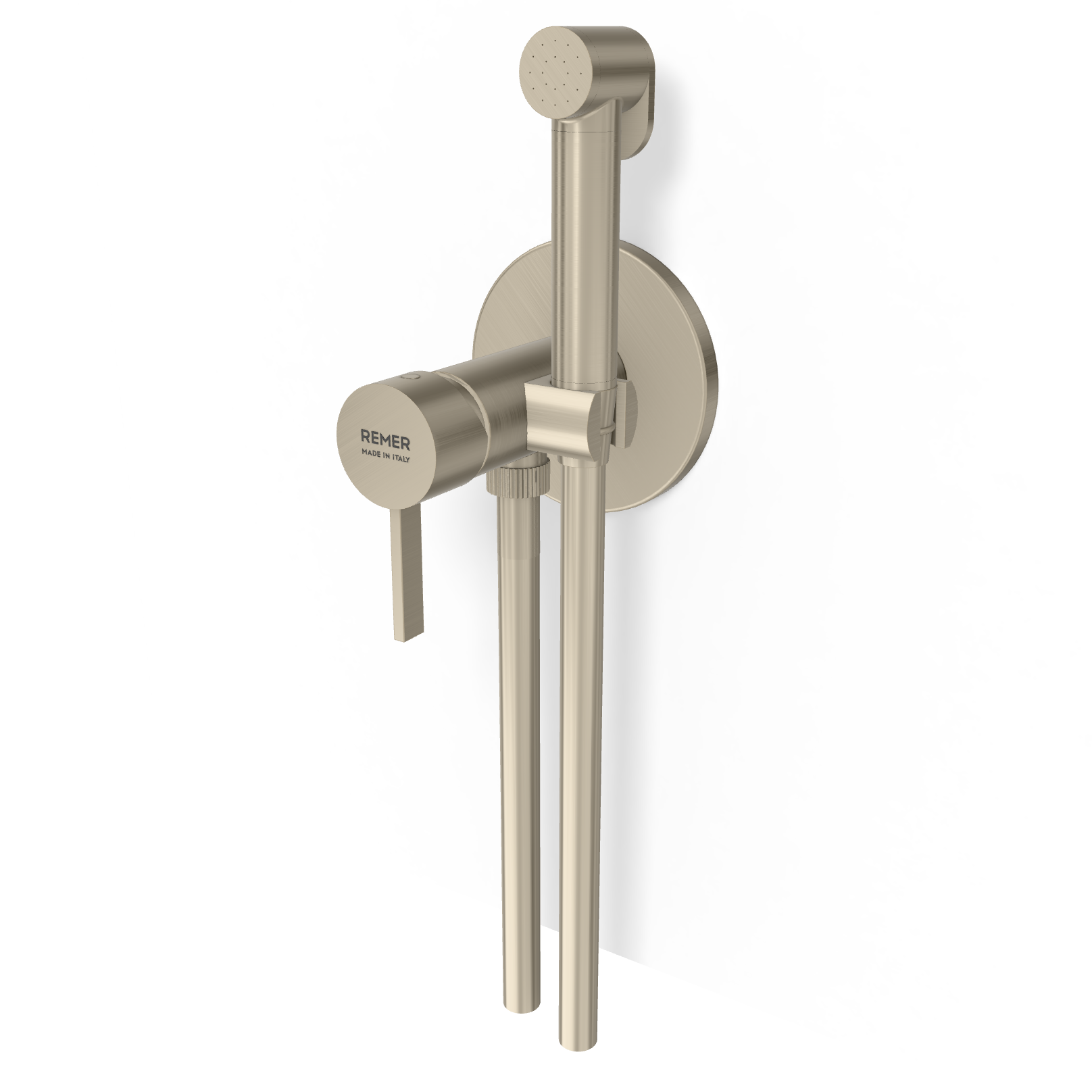 Гигиенический душ со смесителем Remer Metrica MC65WXV, сталь