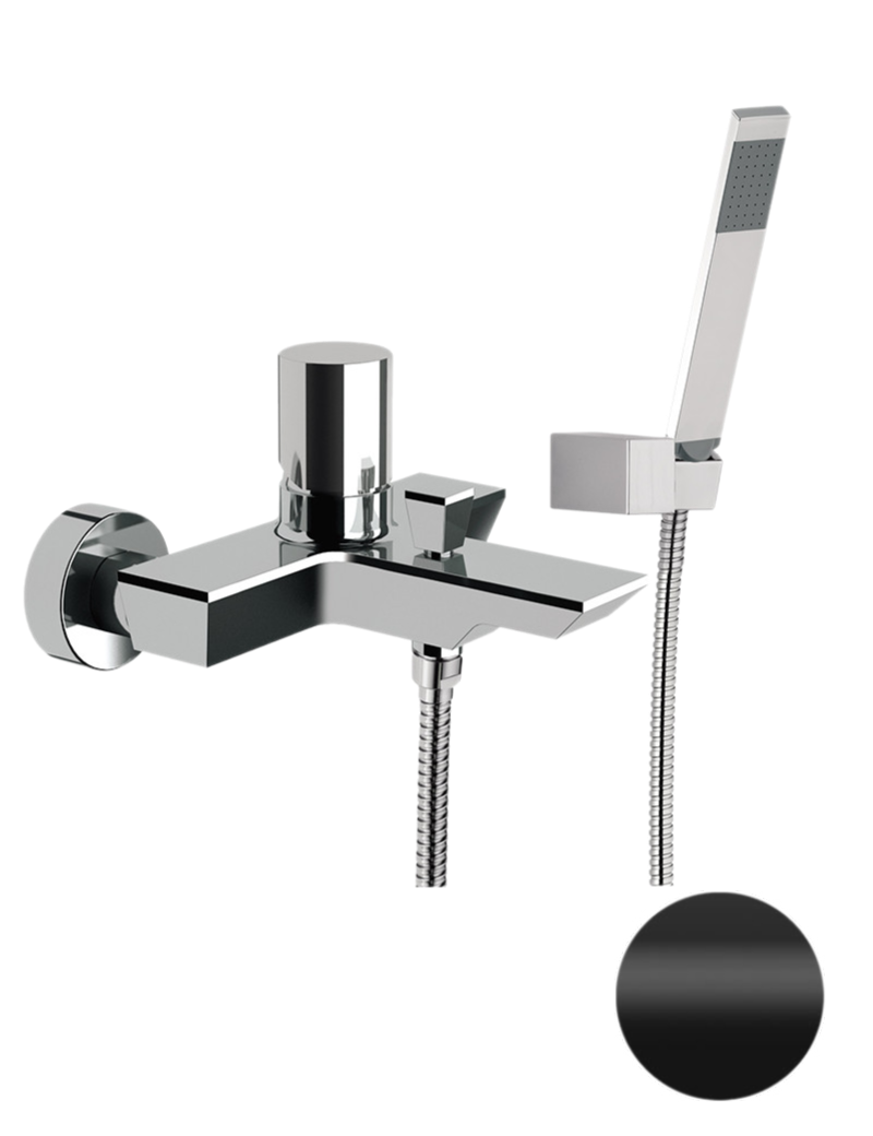 Смеситель для ванны Remer Edge EG502NO, черный матовый