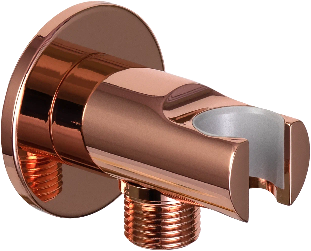 Держатель ручного душа с подключением шланга Remer 337MRL, медь глянцевая