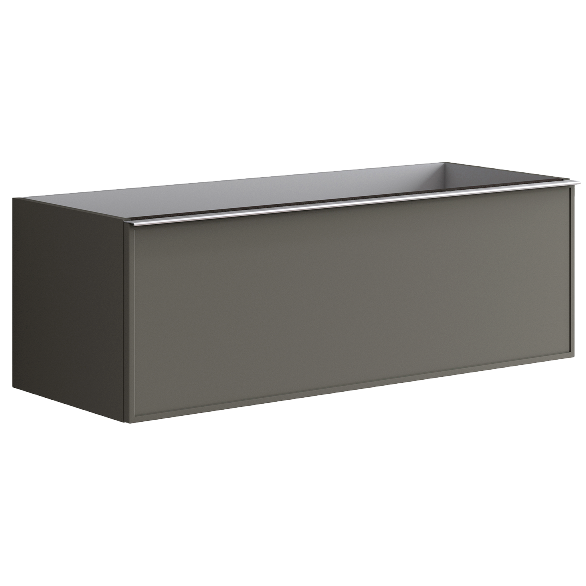 Тумба для раковины с 1 ящиком 120см Onsen Pixel 68-BP-120-F2-M23,серый 