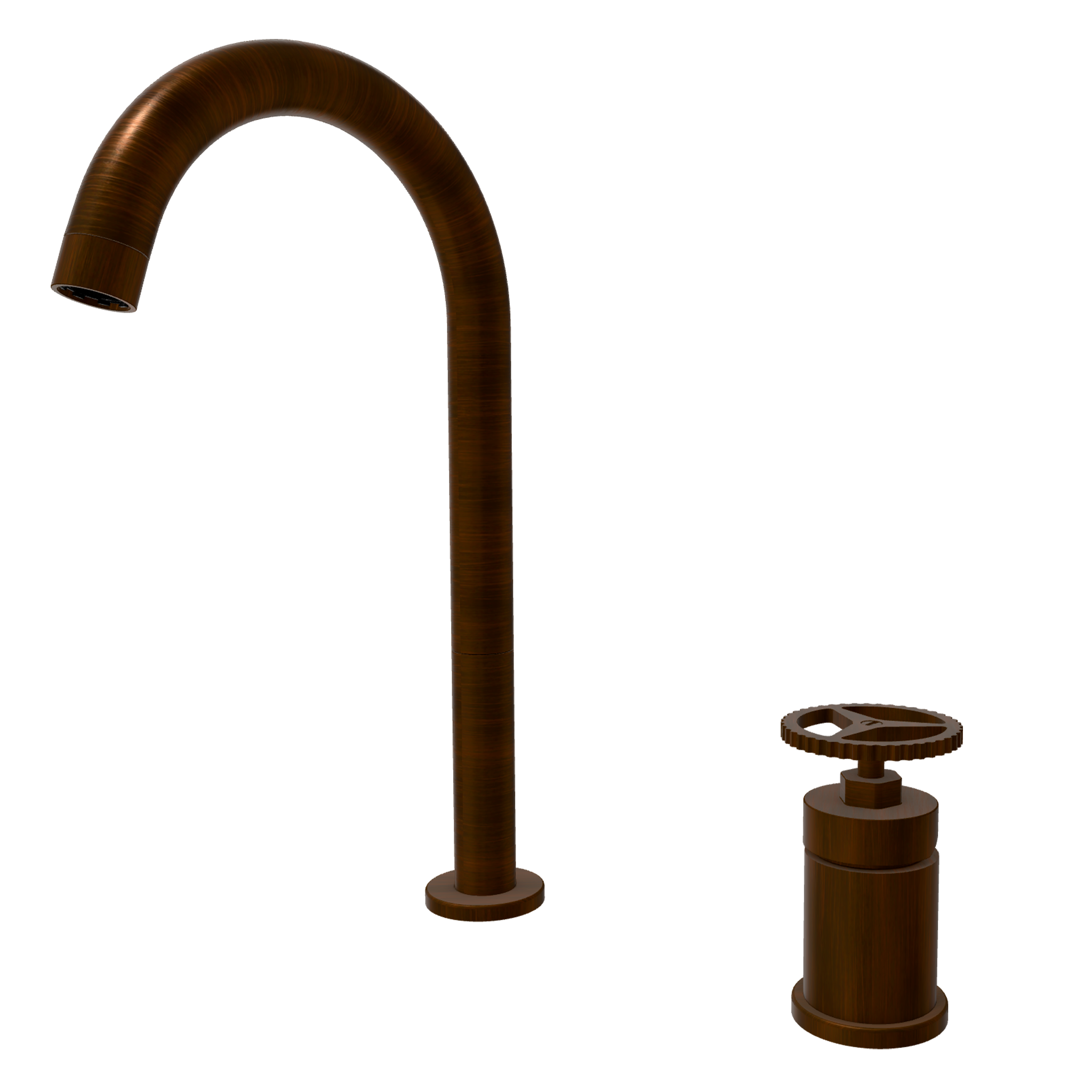 Смеситель для раковины Remer Chrono CH57LBR, бронза масляная