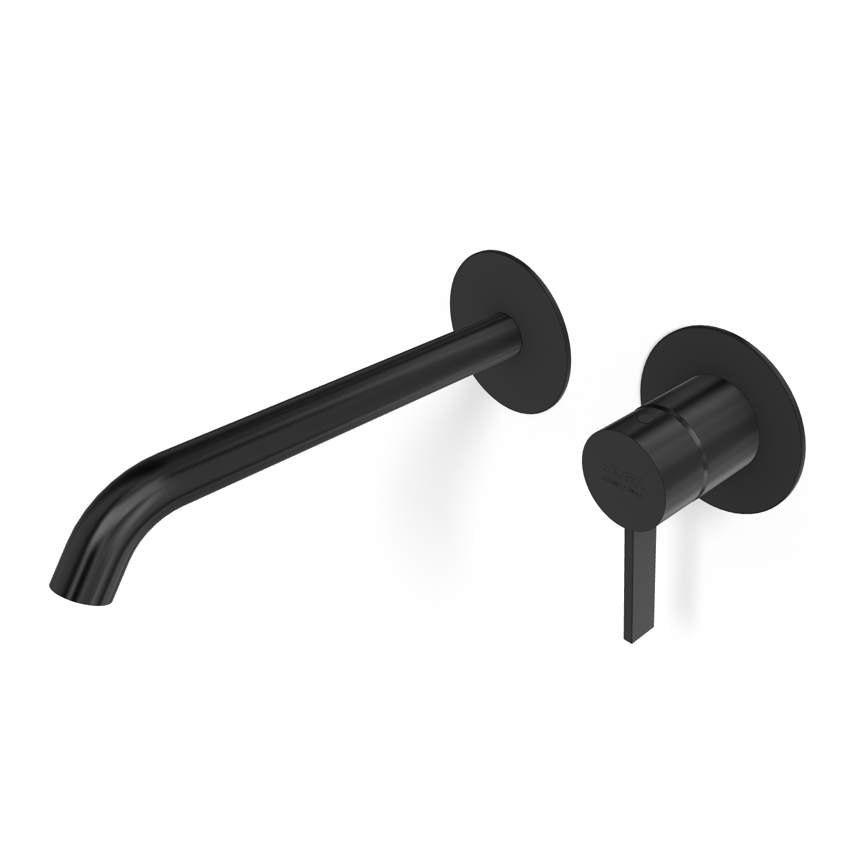 Смеситель для раковины Remer Metrica MC15PLWBCFP, черный брашированный хром