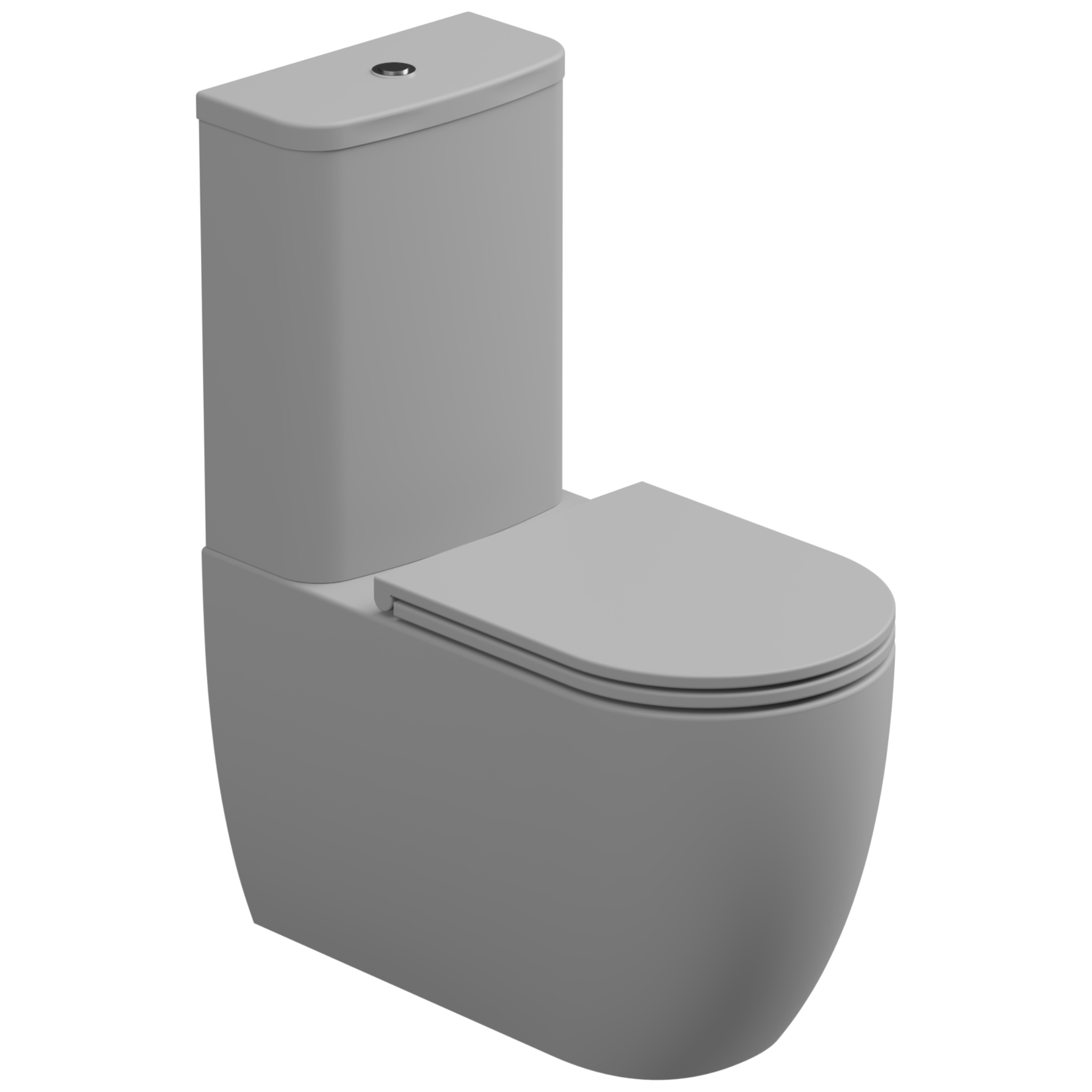 Чаша напольного унитаза биколор GSG Ceramic Design Like LKMBLBI000/033P, White/Perla Matt