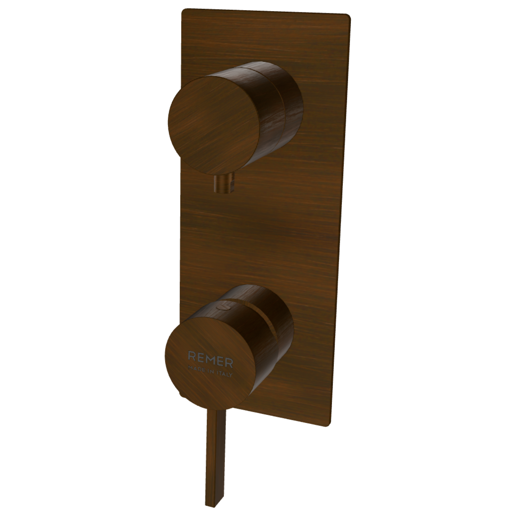 Смеситель для душа Remer Metrica MC93WBBR, бронза масляная