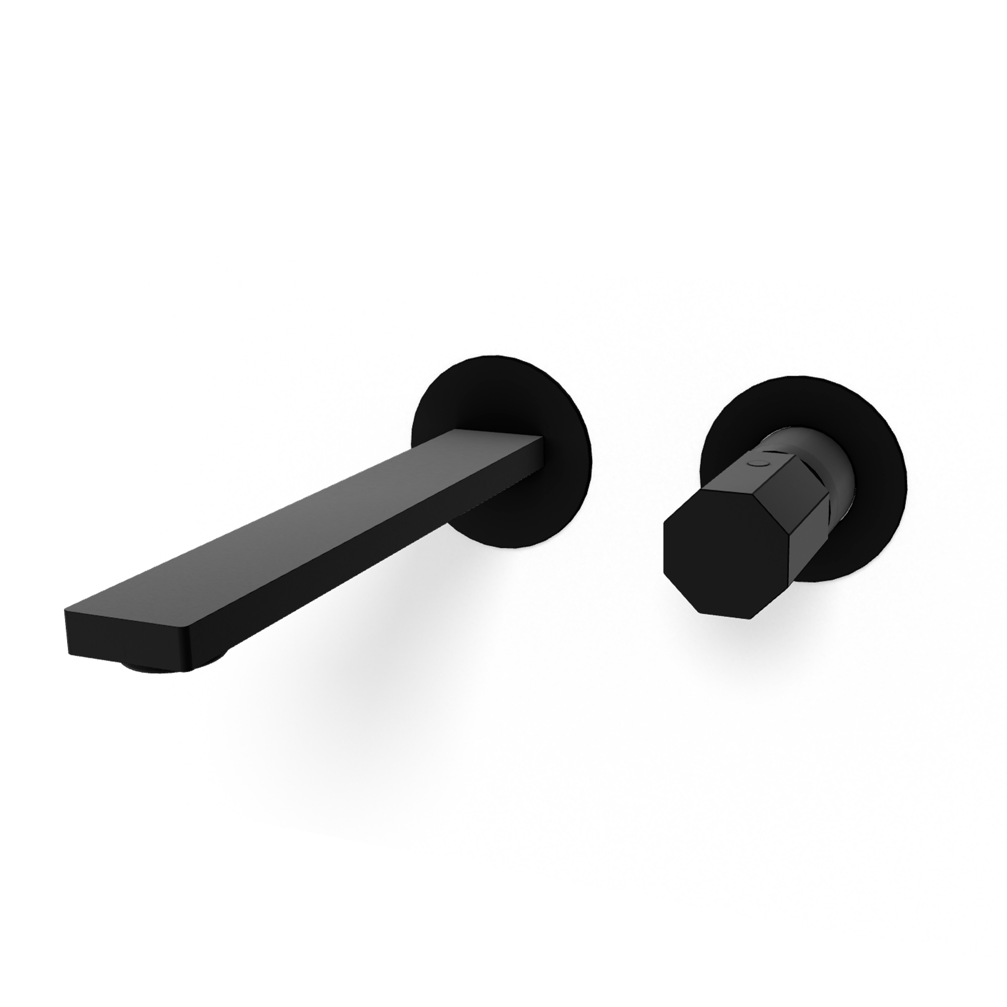 Смеситель для раковины Remer Ottagono ON15PWBNO, черный матовый