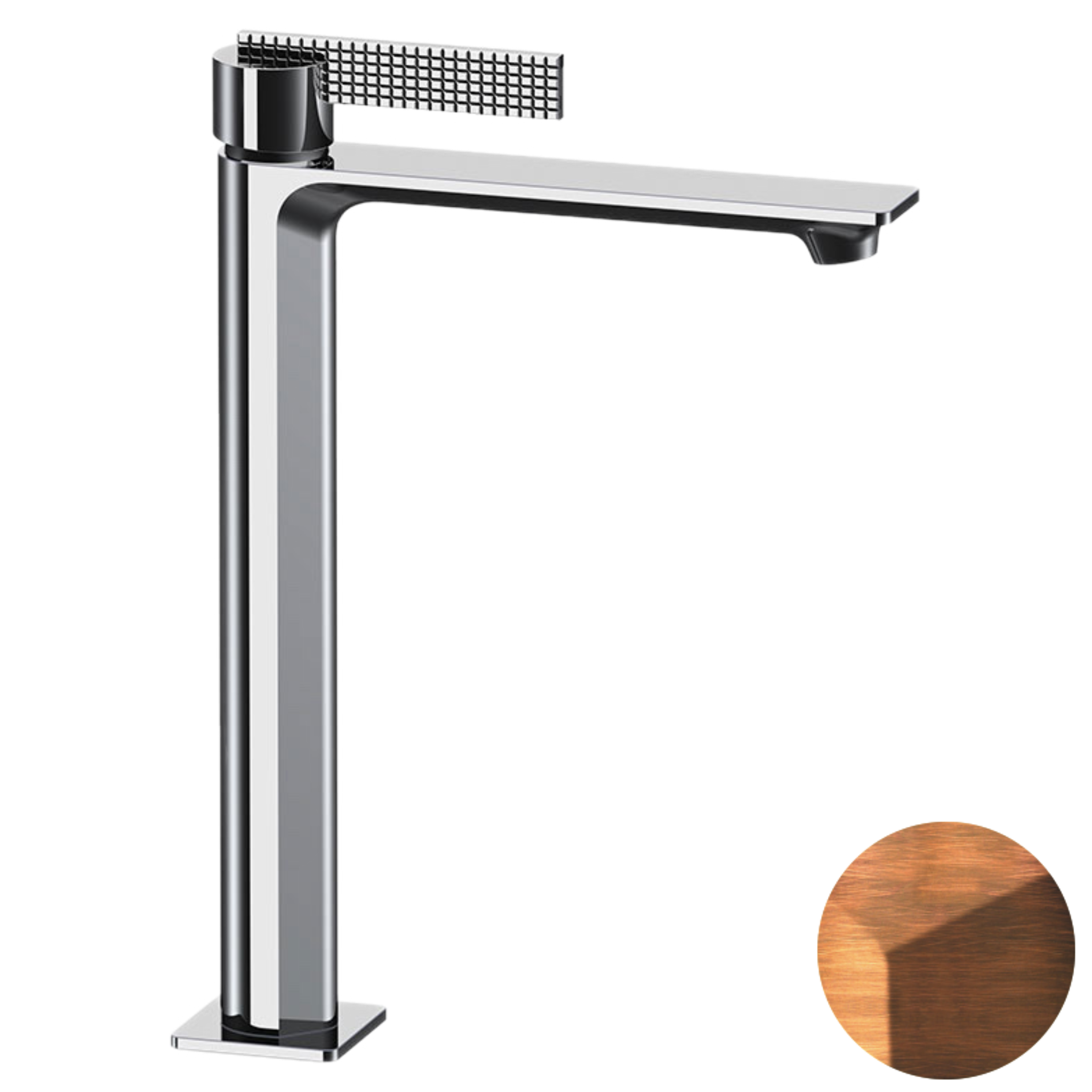 Смеситель для раковины Daniel Club ANC607B64, медь состаренная