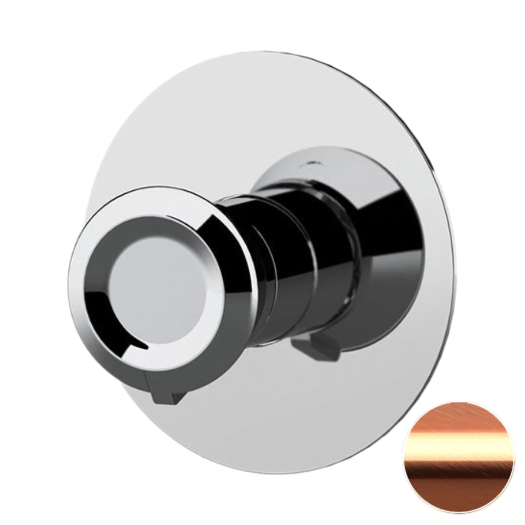 Смеситель для душа Remer Element ET30LRP, медь брашированная