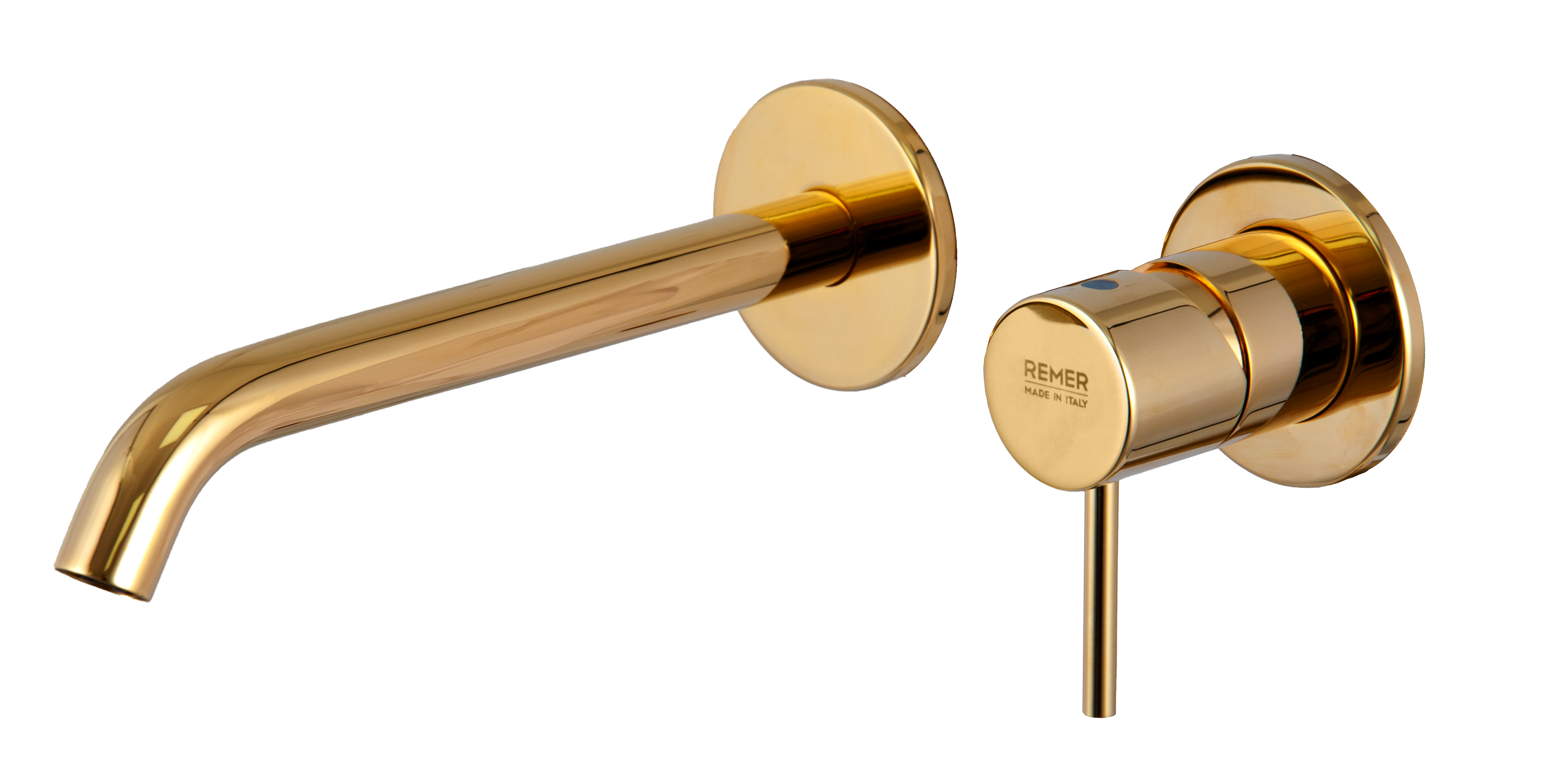 Смеситель для раковины Remer X Style X15PLDO, золото глянцевое